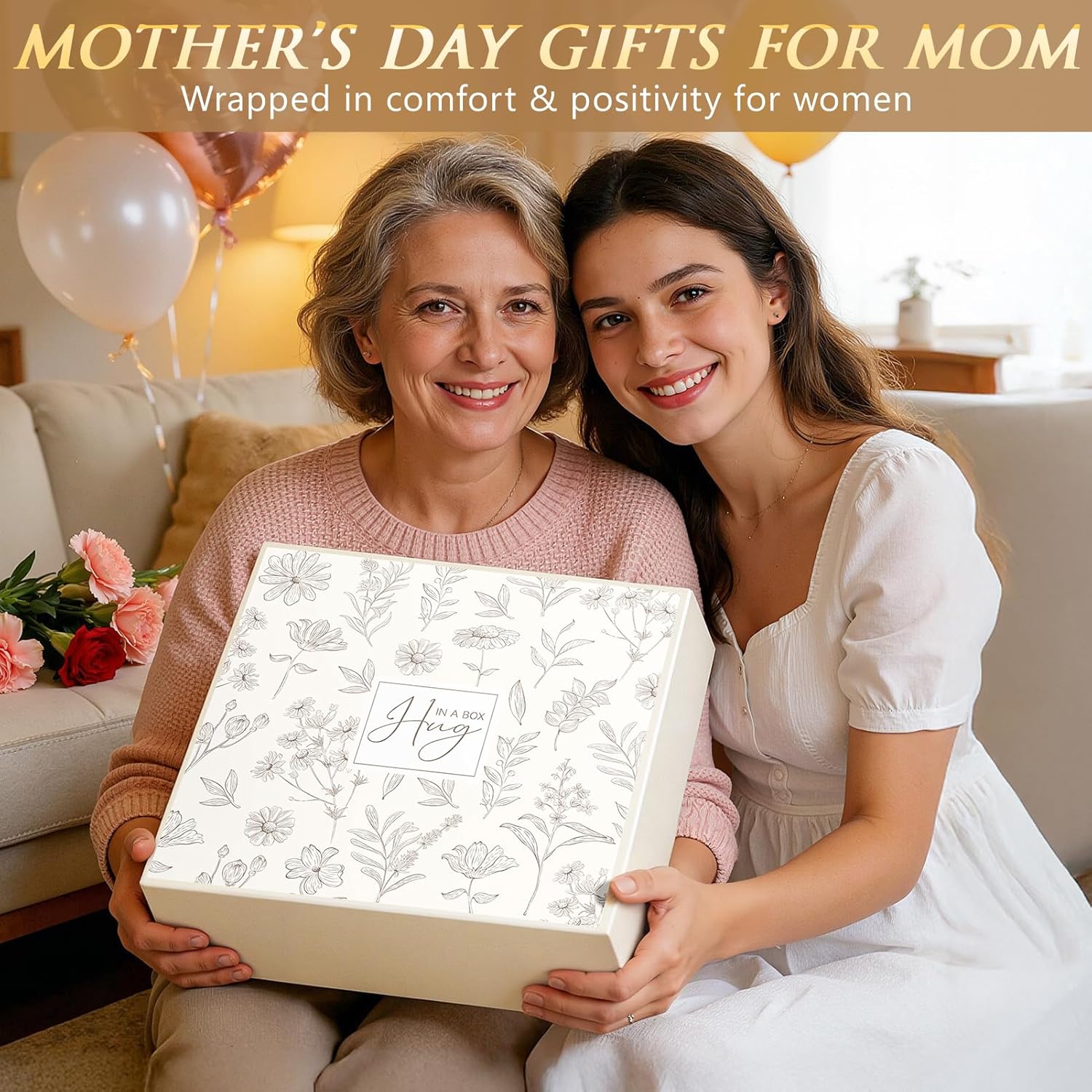 Mothers Day & Birthday Gifts for Women - Get Well Soon Spa Care Package, Luxury Self Care Gift Basket for After Surgery & Cancer Care Inspirational Thinking of You Sympathy Gift Set for Mom Her Friend - Image 2