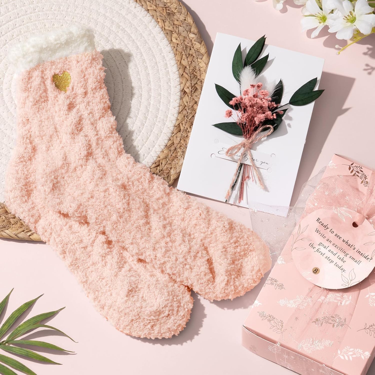 Qinline SPA Gifts for Women & Teen Girl – 10 PCS Mothers Day Birthday Gift Basket, Luxury Self Care Home Bath Set for Relaxing, Get Well Soon Care Package & Pampering Gifts for Her Friend Daughter Mom - Image 9