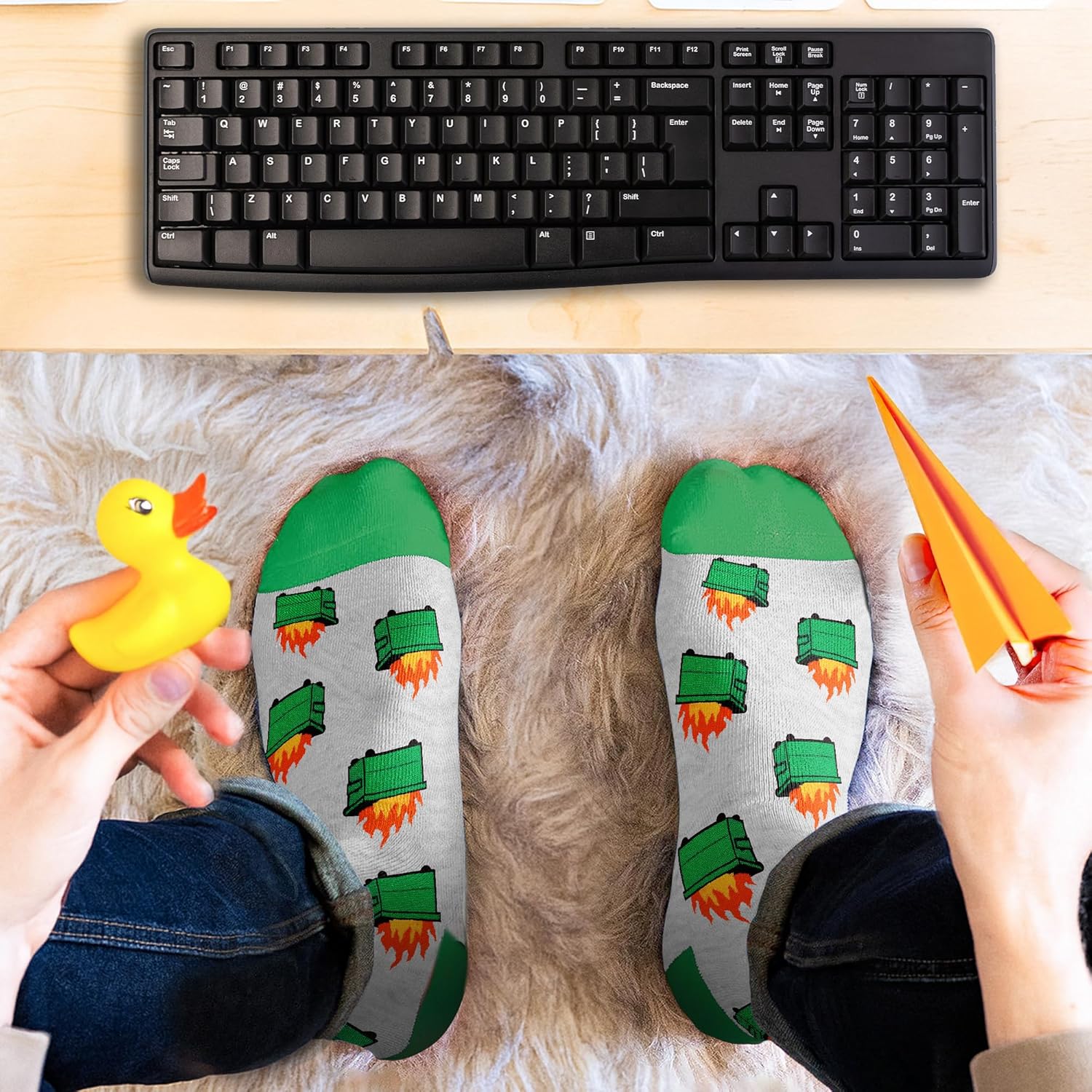 Gifts for Coworkers - Funny Socks for Men and Women, Novelty Stocking Stuffers for Christmas, Ideal Office Gifts for Boss, Cool and Unique Coworker Gift for Women, Perfect Work Socks for Men - Image 2