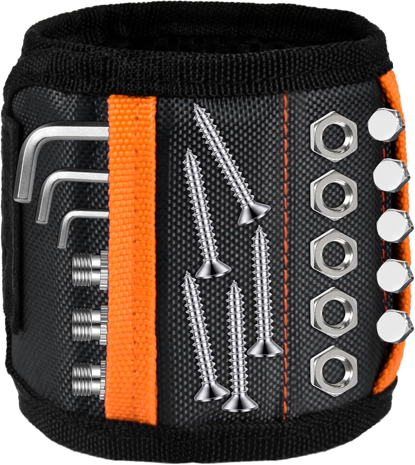 Magnetic Wristband Gifts for Men Dad - Tools for Holding Screws Nail Drill Bits, Cool Gadgets Valentines Day Gifts for Boyfriend Husband Grandpa on Galentines Christmas Birthday Stocking Stuffers - Image 7