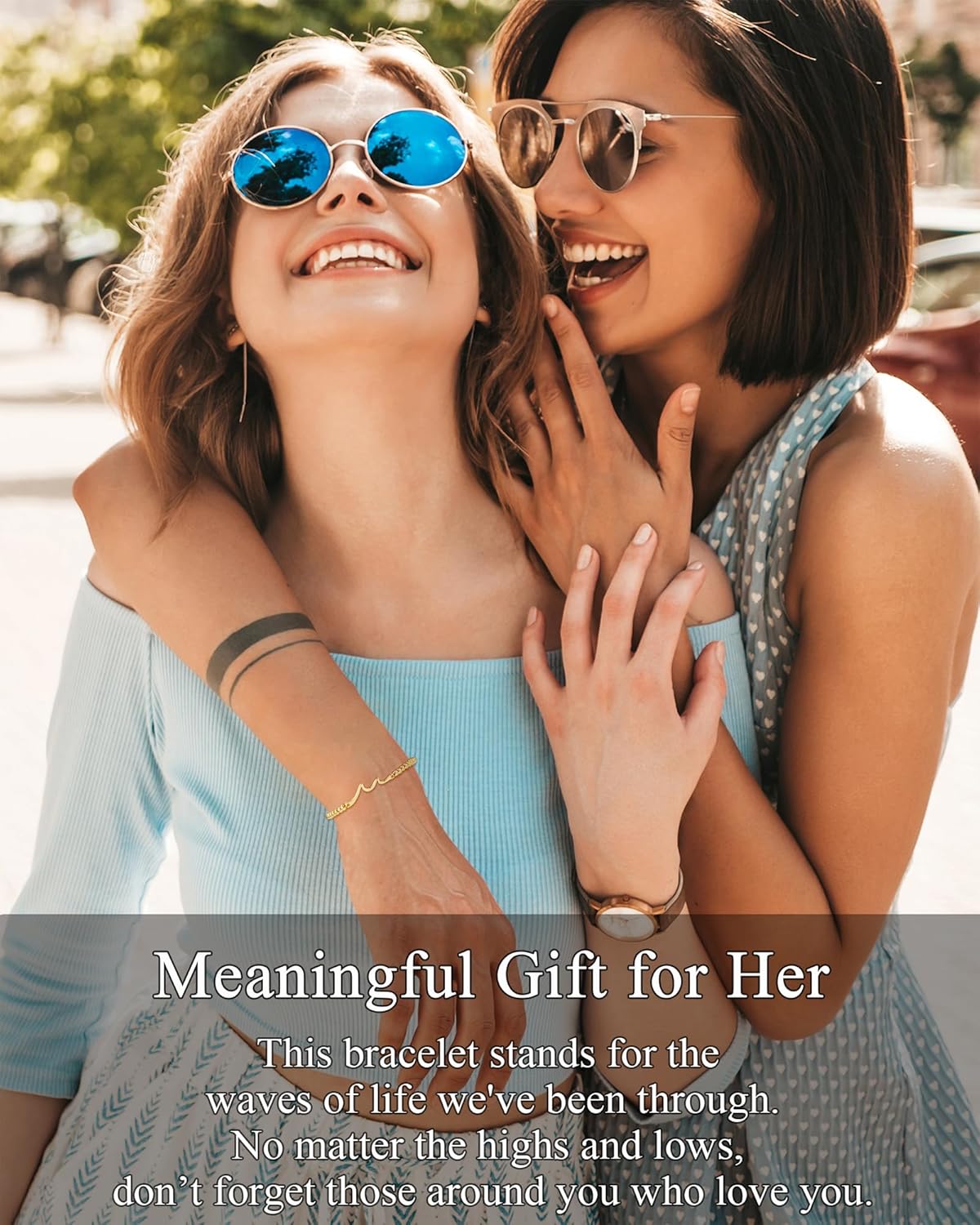 Tarsus Inspirational Gifts for Women Men, Through The Waves of Life, Life is Tough but so are You, Encouragement Bracelet Thoughtful Gifts for Friend Sister Coworker... - Image 9