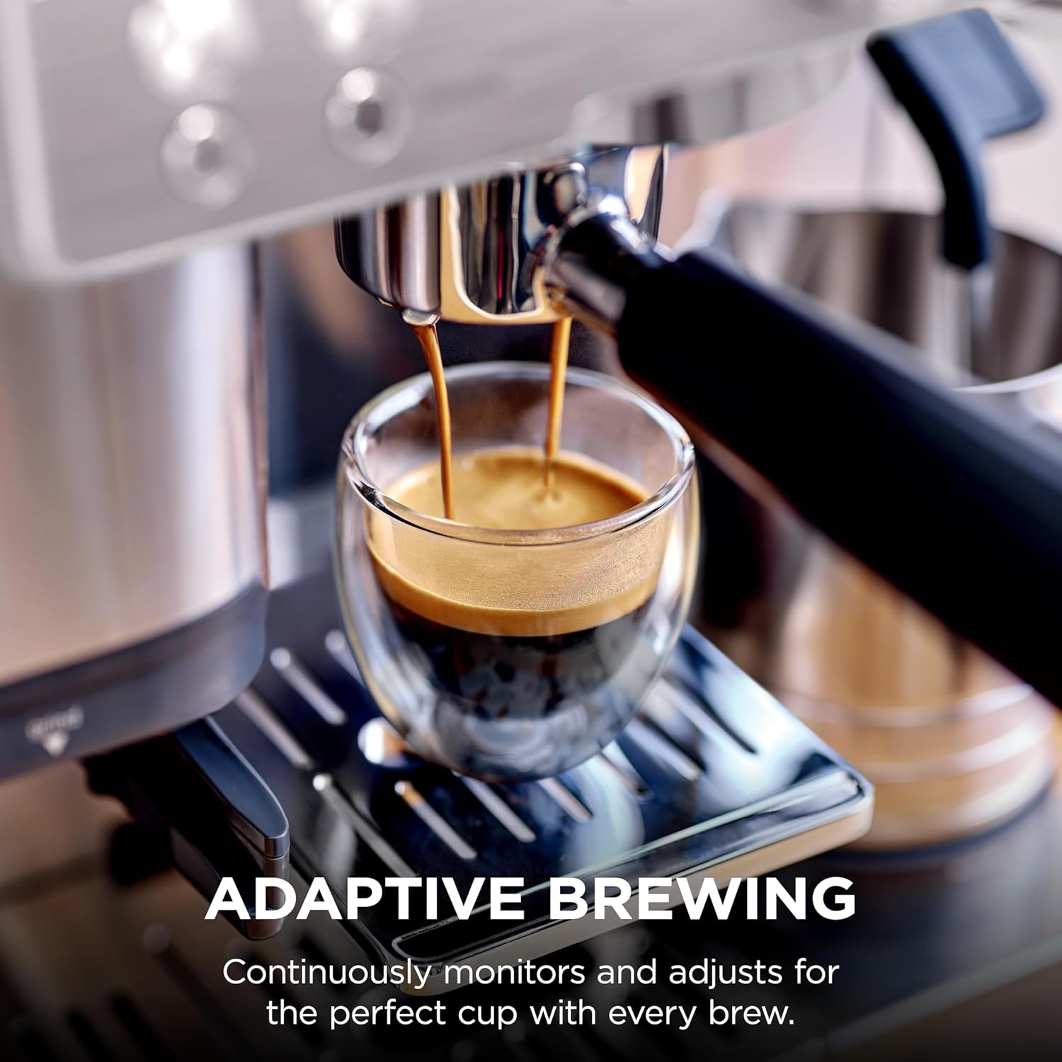 Ninja Luxe Café Premier 3-in-1 Espresso Machine, Drip Coffee, & Rapid Cold Brew | Built-in Coffee Grinder, Hands-Free Milk Frother, Assisted Tamper for Cappuccinos & Lattes | Stainless Steel | ES601 - Image 9