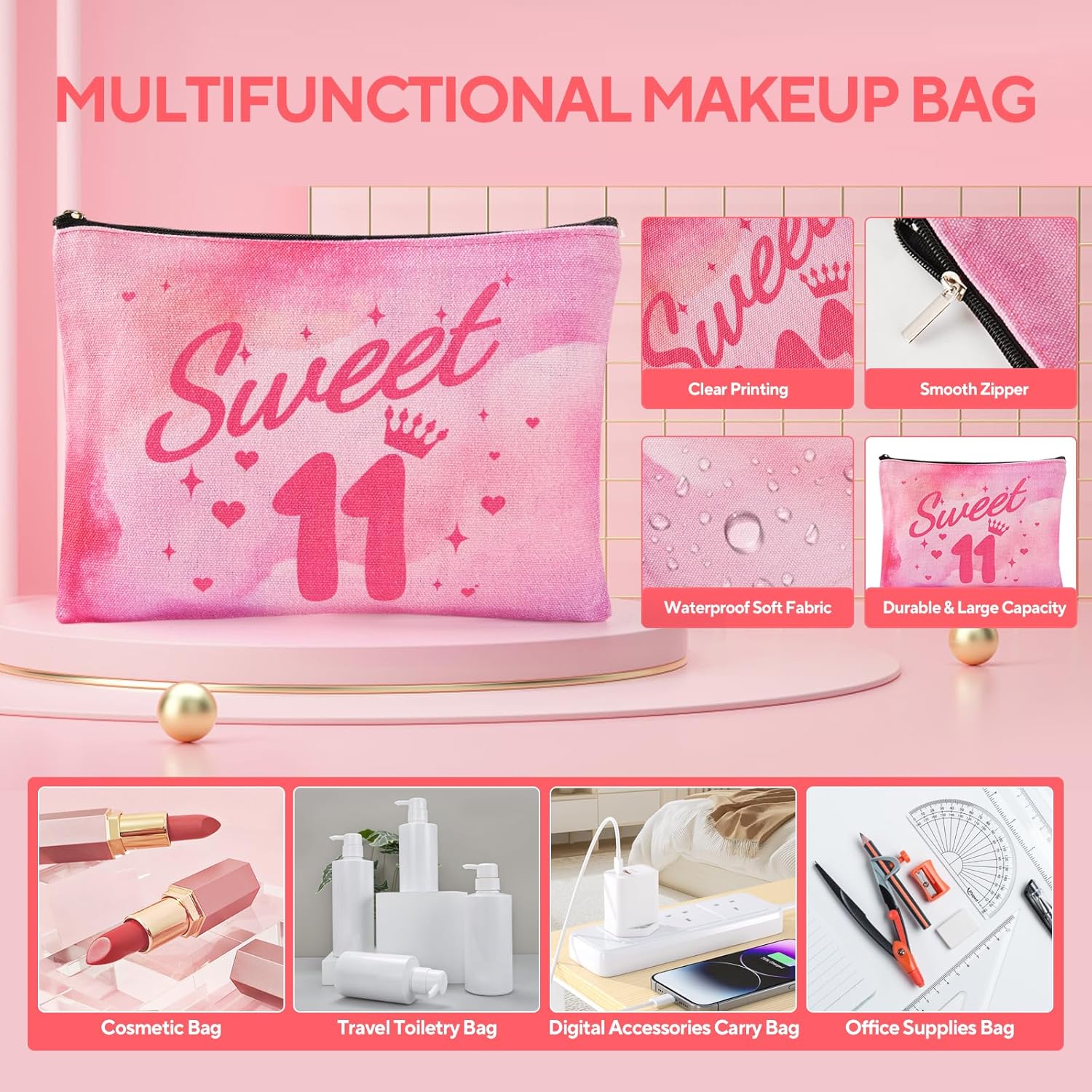 11th Birthday Gifts for Girls- Thoughtful Present Set for Daughters, Sisters & Nieces,Unique 11 Year Old Girl Gifts,Trendy Teen Girl Presents with Party Decorations (11th Birthday Gifts) - Image 4