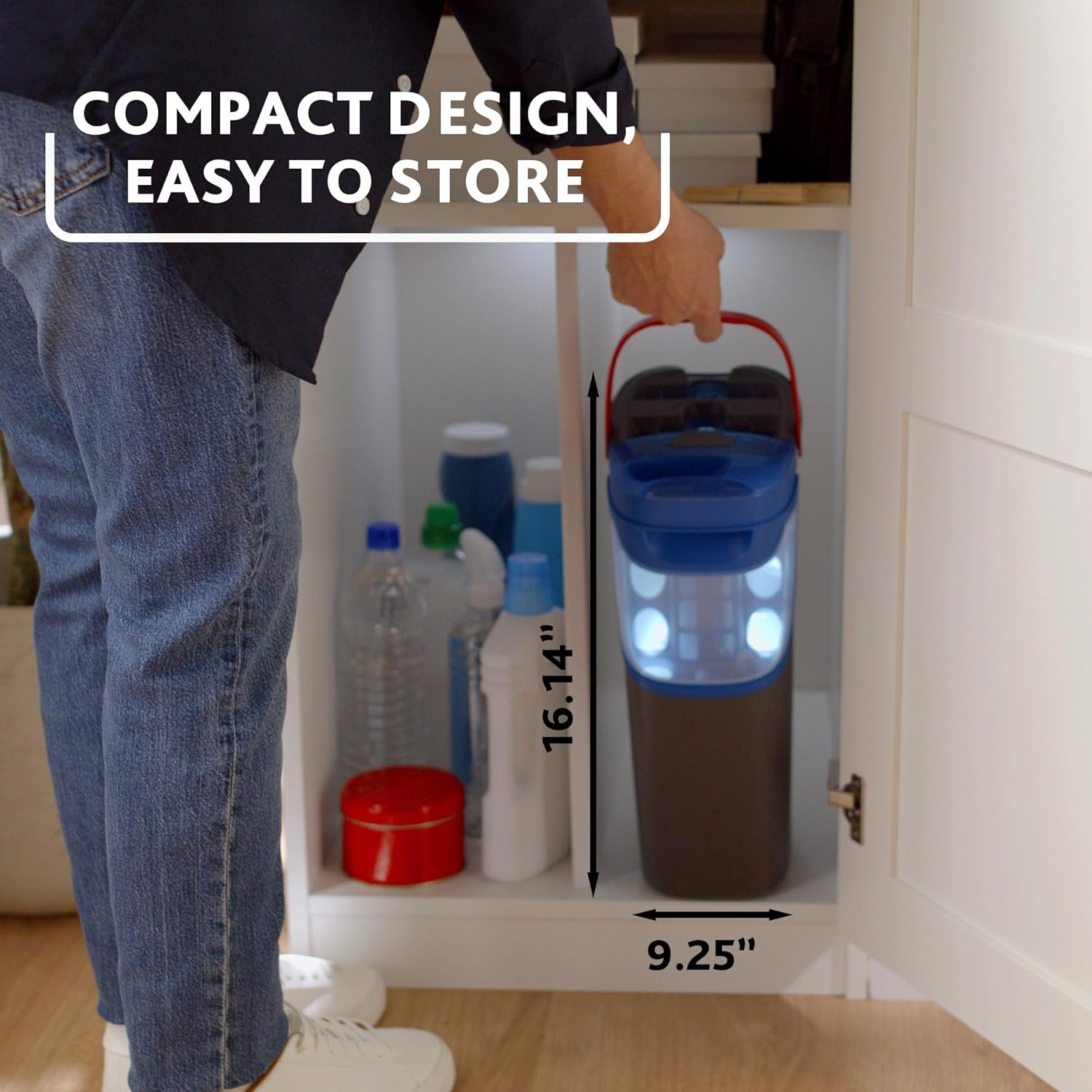 O-Cedar H2prO Flat Mop System | Quick Cleaning Tool | Clean with Water | Machine Washable Reusable Microfiber Mop Pad | Safe on Wood Floors, Vinyl, Tile, Baseboards, Walls - Image 7