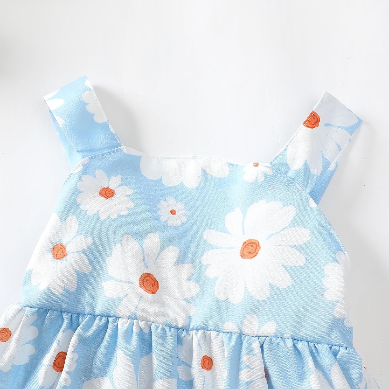 Newborn Infant Baby Girl Dress Toddler Girl Clothes Halter Backless Sleeveless Flower Sundress Summer Dresses for Girl - Image 6