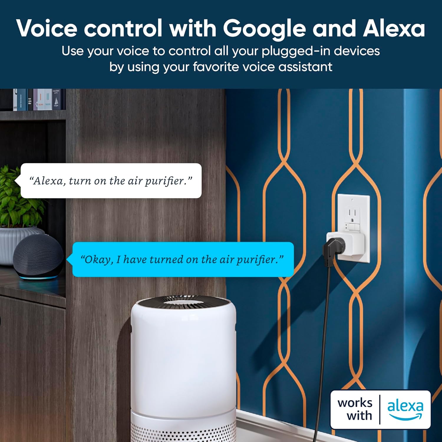 Wyze Plug, 2.4GHz WiFi Smart Plug, Works with Alexa, Google Assistant, IFTTT, No Hub Required, Two-Pack, White - Image 5