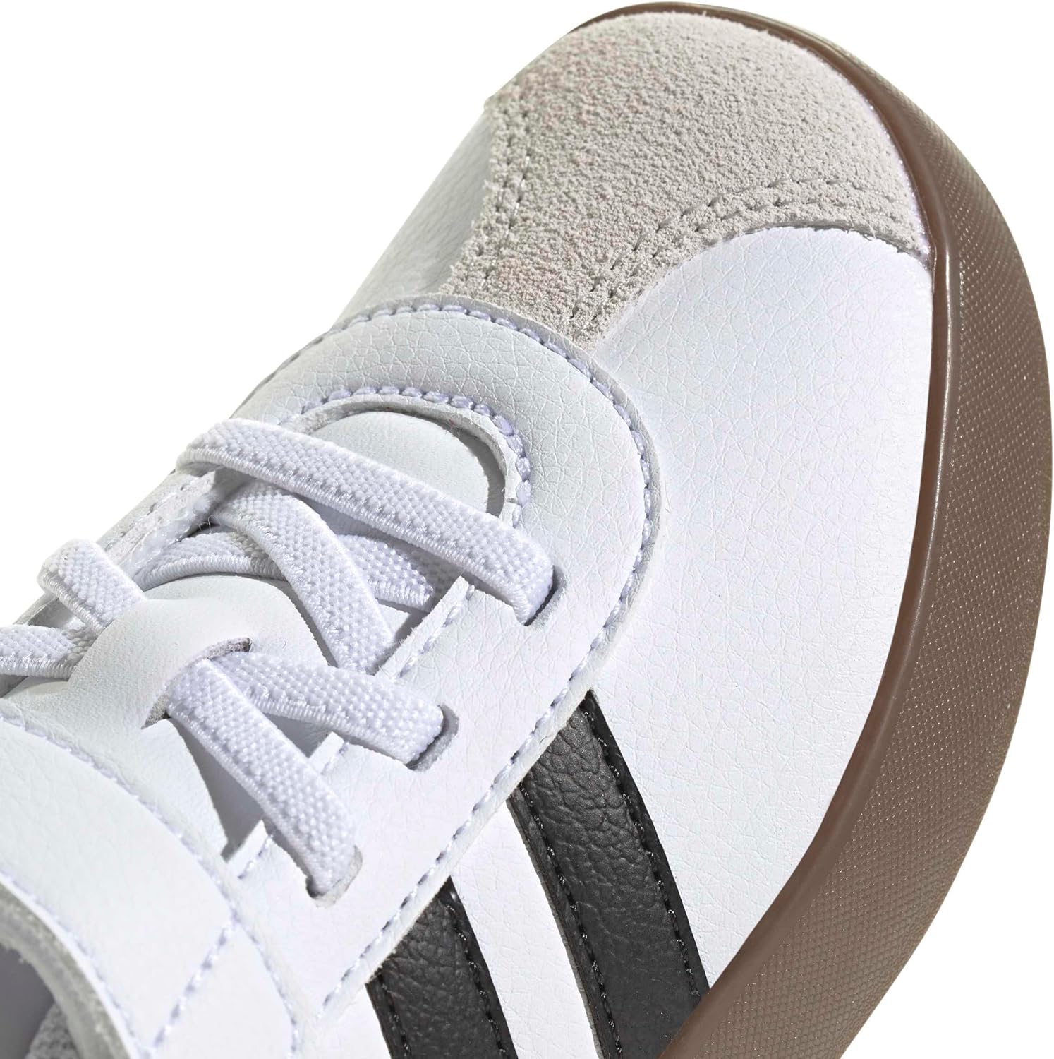 adidas Kids' VL Court 3.0 Elastic Lace & Strap Shoe - Image 7