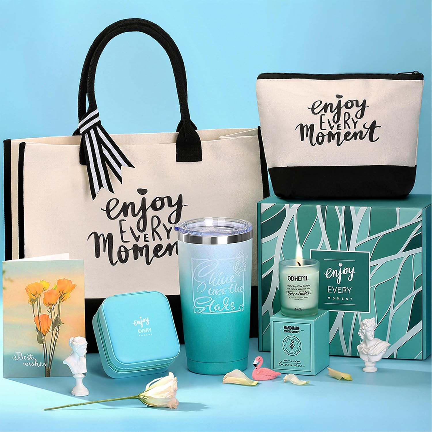 Gifts for Women and Mom, Birthday Gifts, Unique Gift Set for Christmas, Mothers Day, Valentines Day, Tumbler Personalized Present for Friendship, Her, Girlfriend, Wife, Teacher, Bridesmaids - Image 9
