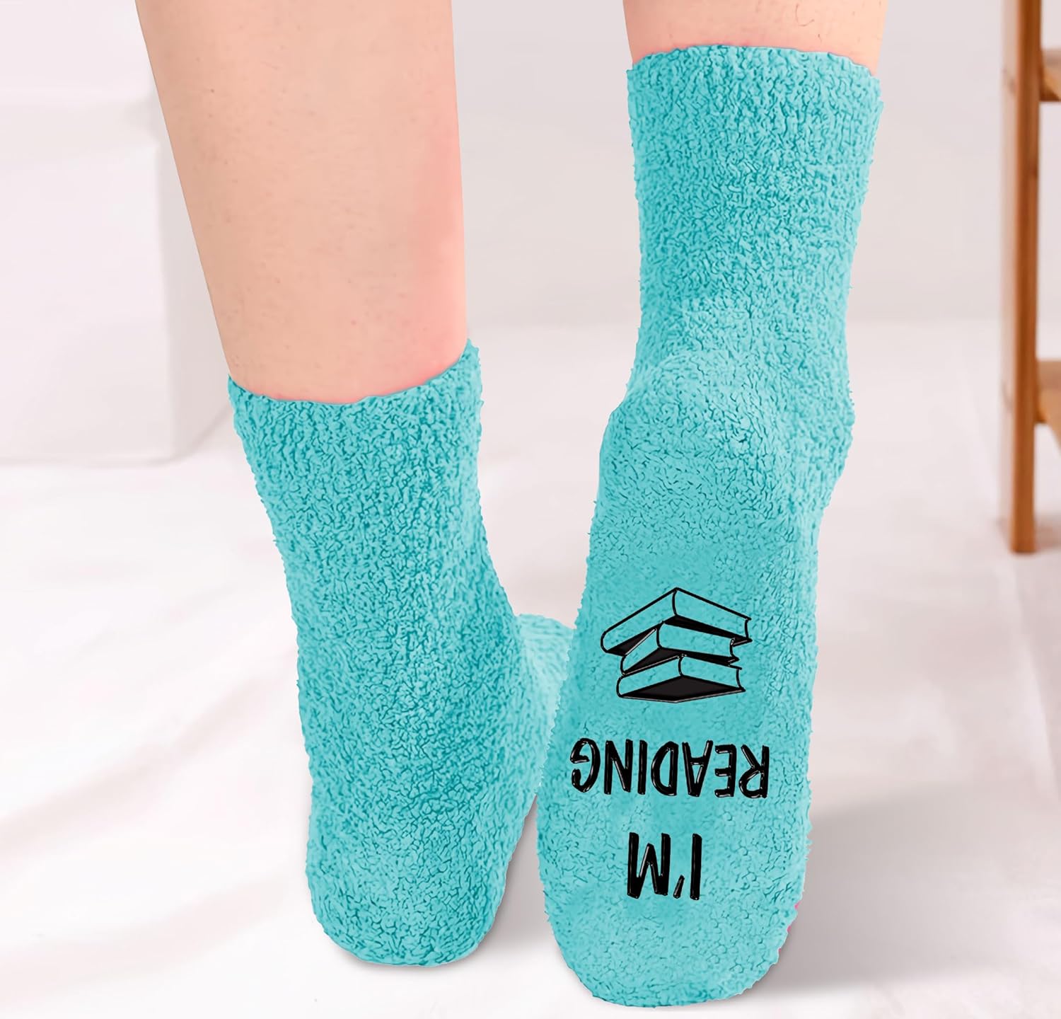 VICRAZY Book Lovers Gifts - Funny Socks for Book Lovers - Gift for Readers - Reading Stuff, Stocking Stuffers for Men, Women - Image 5