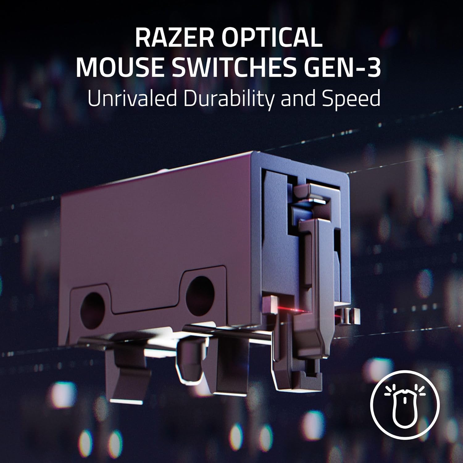 Razer Basilisk V3 35K Wired Ergonomic Gaming Mouse : HyperScroll Tilt Wheel - 35K DPI Optical Sensor Gen 2-13 Customizable Controls - Chroma RGB - Optical Switches Gen 3 - Speedflex Cable - Image 6