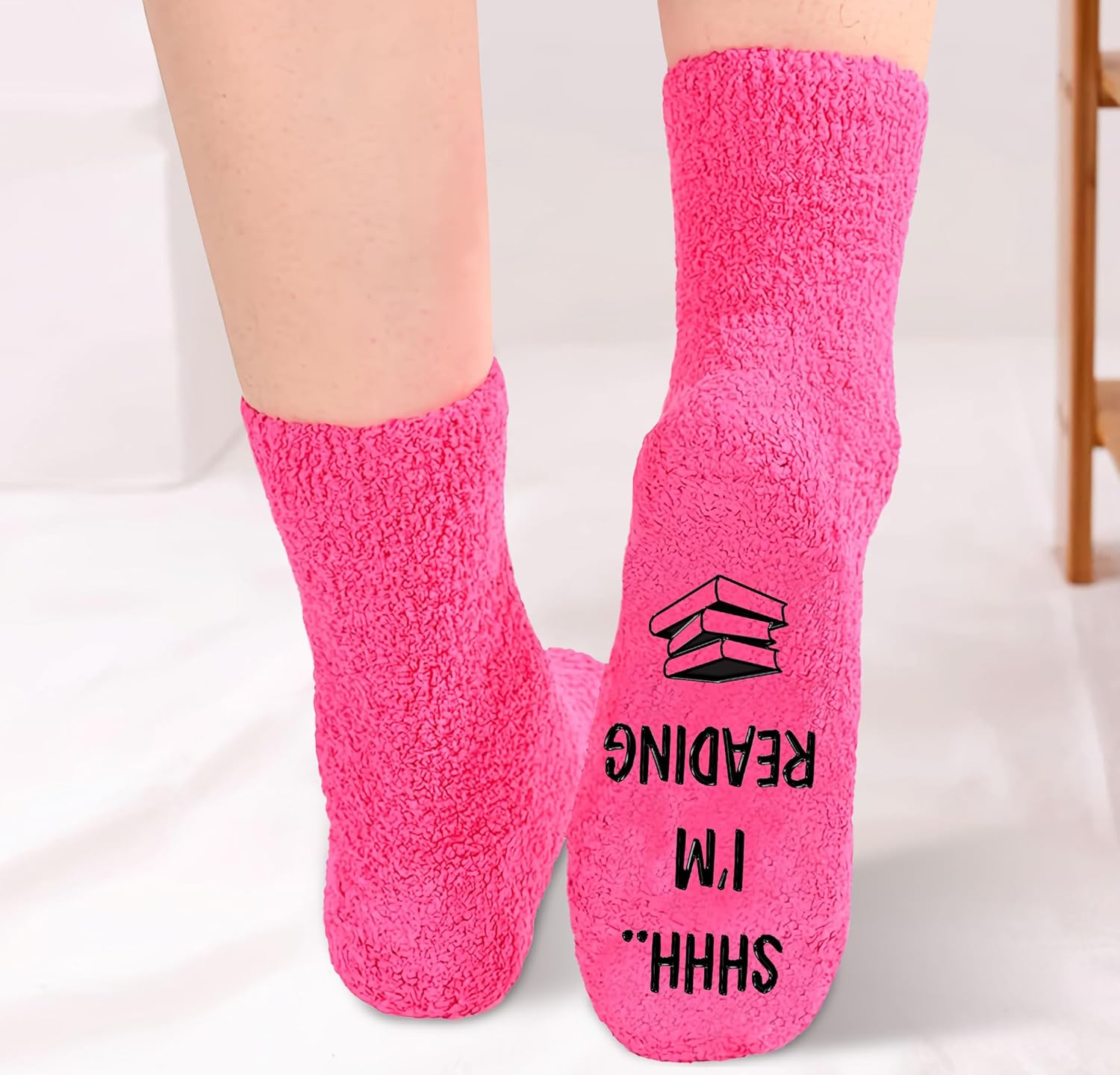 VICRAZY Book Lovers Gifts - Funny Socks for Book Lovers - Gift for Readers - Reading Stuff, Stocking Stuffers for Men, Women - Image 5