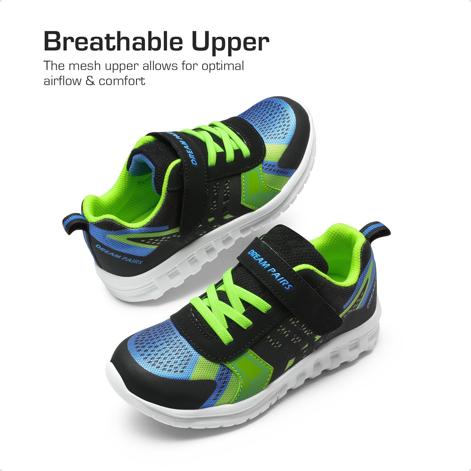 DREAM PAIRS Girls Boys Shoes Kids Tennis EZ-Ons Quicksteps School Sneakers Breathable Running Athletic Shoes - Image 4