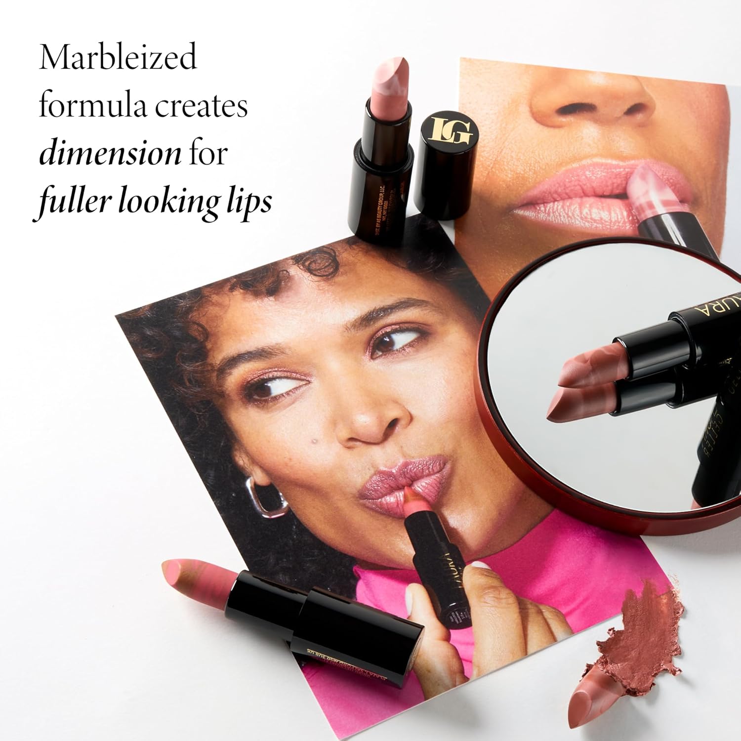 LAURA GELLER NEW YORK Italian Marble Sheer Lipstick - Berry Vanilla - Hydrating & Lightweight - Vitamin E & Caster Seed Oil - Cream Finish - Image 6