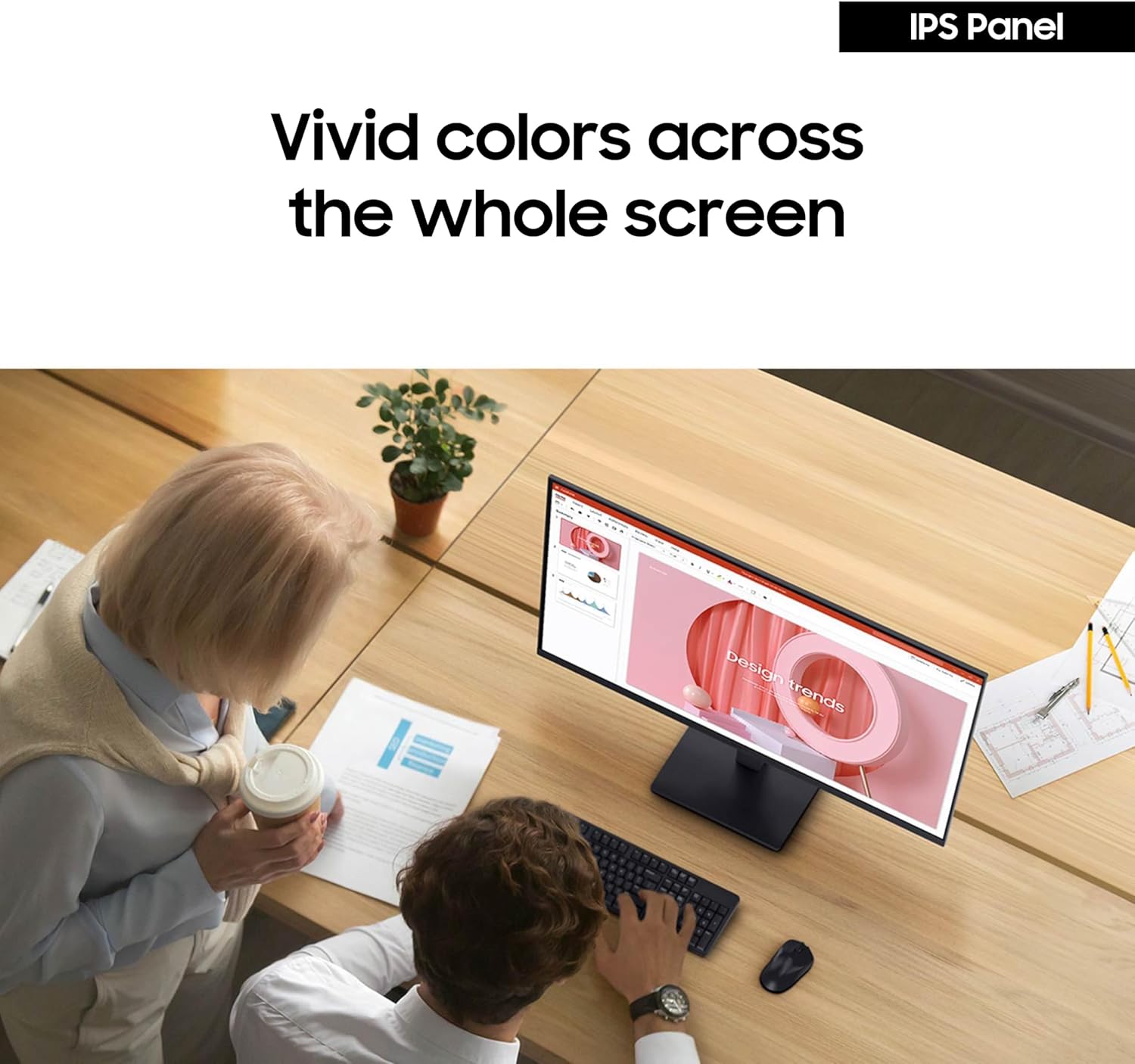 Samsung 24" (S30GD) Essential Monitor with IPS Panel and Tilt Only Stand, 100Hz Refresh Rate, Ergonomic Design, Advanced Eye Care, Game Mode, LS24D304GANXZA - Image 5