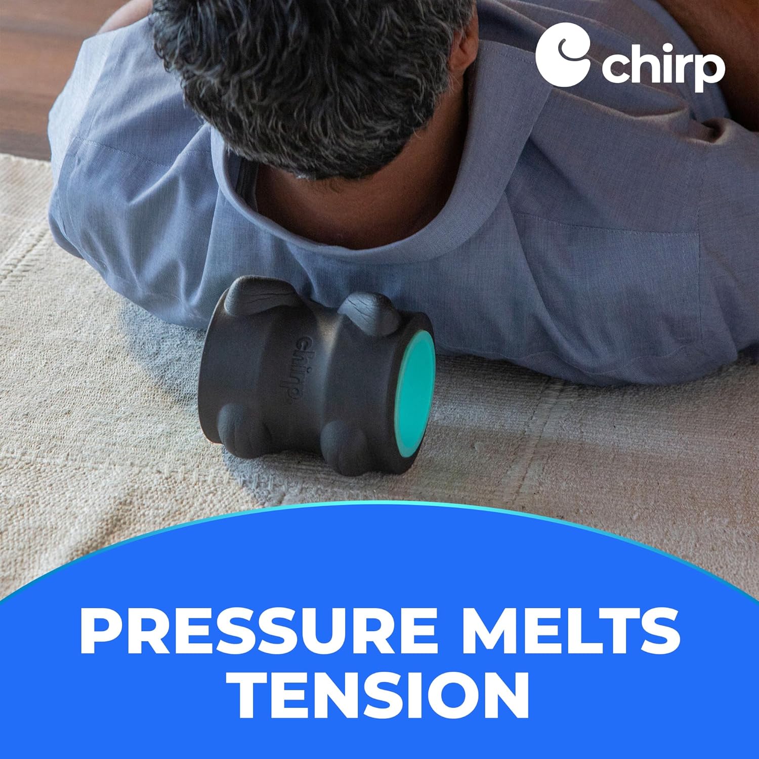 Chirp Wheel XR Massage Roller for Neck & Headache Relief – Rejuvenate Body, Spinal Care & Tension Through Thumb Pressure Release | High-Density Foam for Physical Therapy, 500lbs Capacity, 4" Mint - Image 7