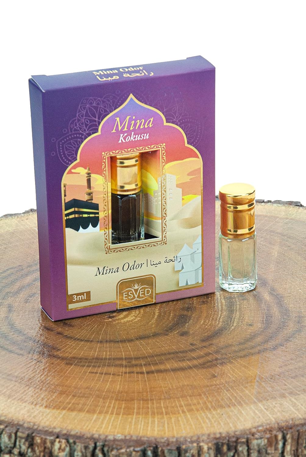 ihvan online, Personal Fragrance, Prayer Rug Fragrance, Islamic Perfume Oil Rollerball for Men & Women, Alcohol Free Sacred Scents for Worship, Pack of 2-6mL / 0.20 Fl Oz, Mina, Rose - Image 7