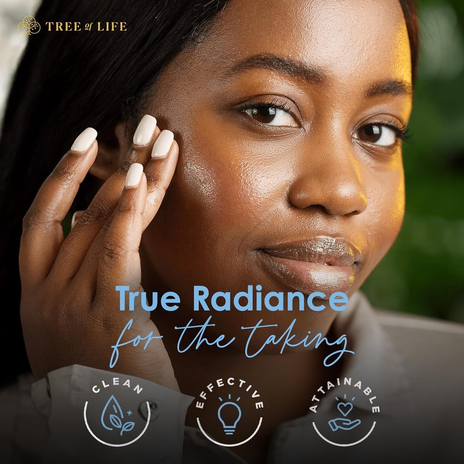 Tree of Life Beauty Hyaluronic Acid Serum, Skin Brightening Face Oil for Dark and Age Spots, Facial Serums for Dry and Sensitive Skin Care with Vitamin E for Soft Smooth Skin, 2 Fl Oz - Image 7