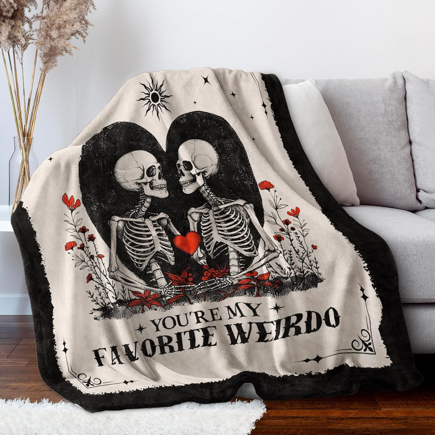 Gifts for Him Her, Anniversary Blanket for Women Men, Birthday Gifts for Boyfriend Girlfriend, I Love You Gift, Engagement, Wedding Gift for Wife, Husband, Couple, 60"X50" - Image 4