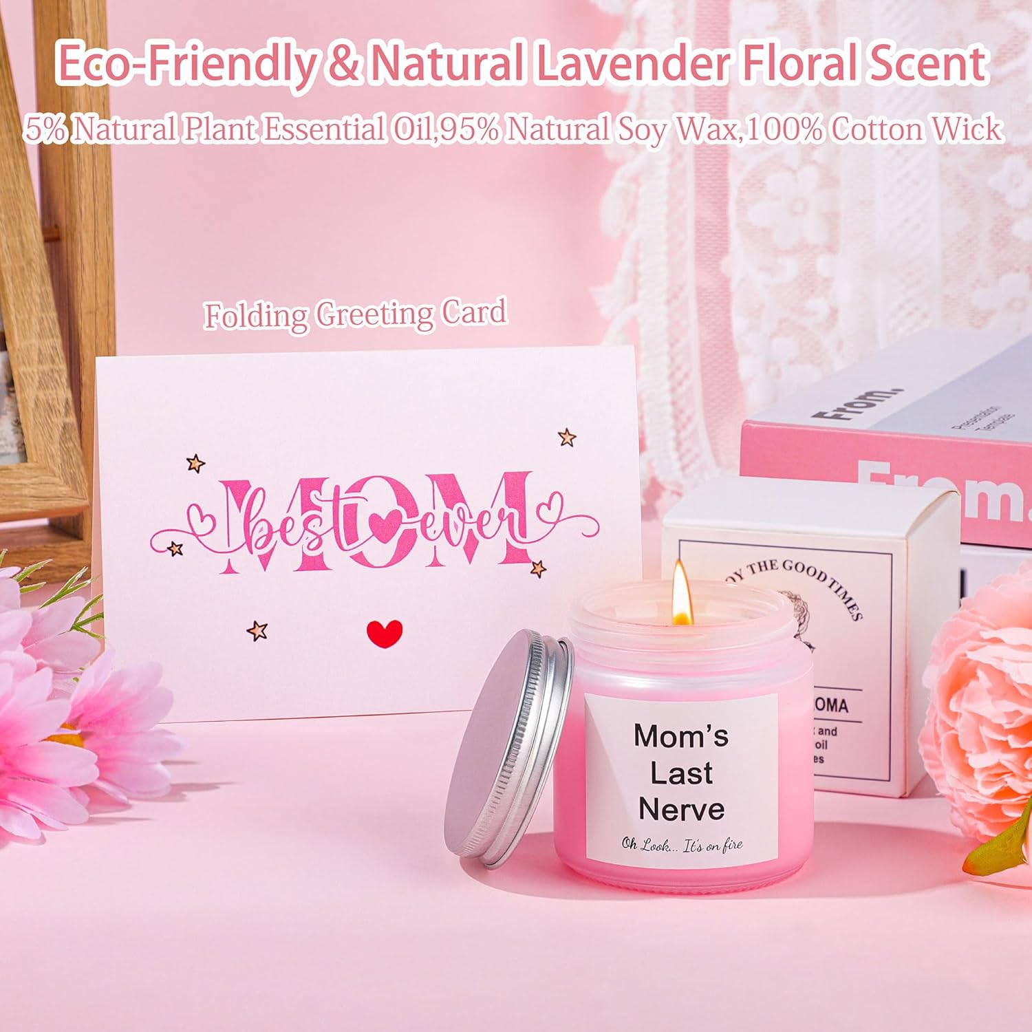 Mom Gifts, Birthday Mothers Day Ideas Gifts for Mom from Daughter Son, Christmas Valentines Day Mother Present Set of 7 - Image 7