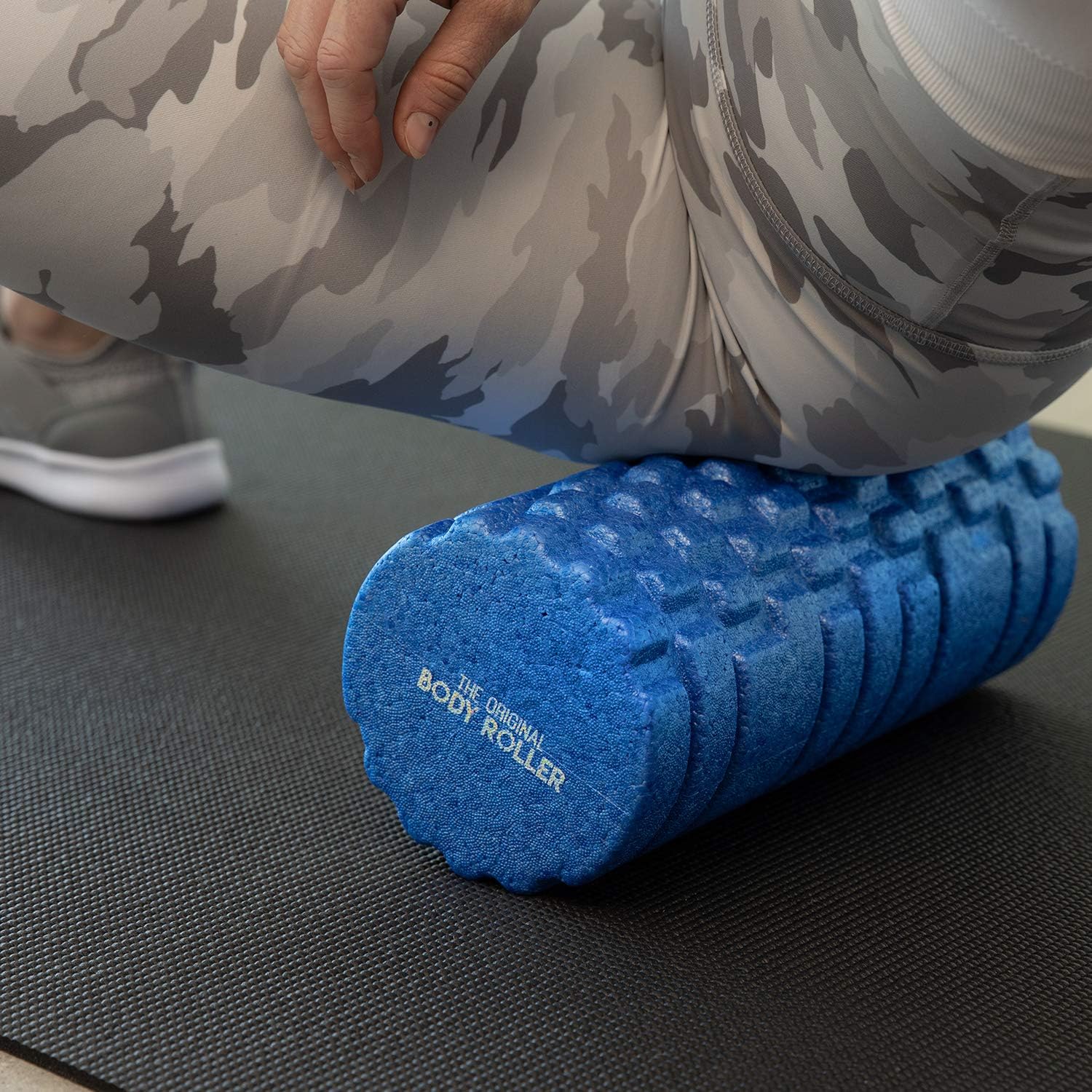 High Density Foam Roller Massager for Deep Tissue Massage of The Back and Leg Muscles - Self Myofascial Release of Painful Trigger Point Muscle Adhesions - 13" Blue - Image 7