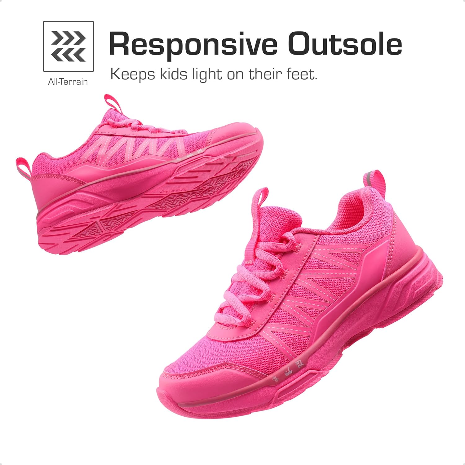 DREAM PAIRS Boys Girls Shoes Kids DuraPlay Tennis Footwear Non Slip Athletic Running Walking Lightweight Lace Up Sneakers for Little/Big Kid - Image 5
