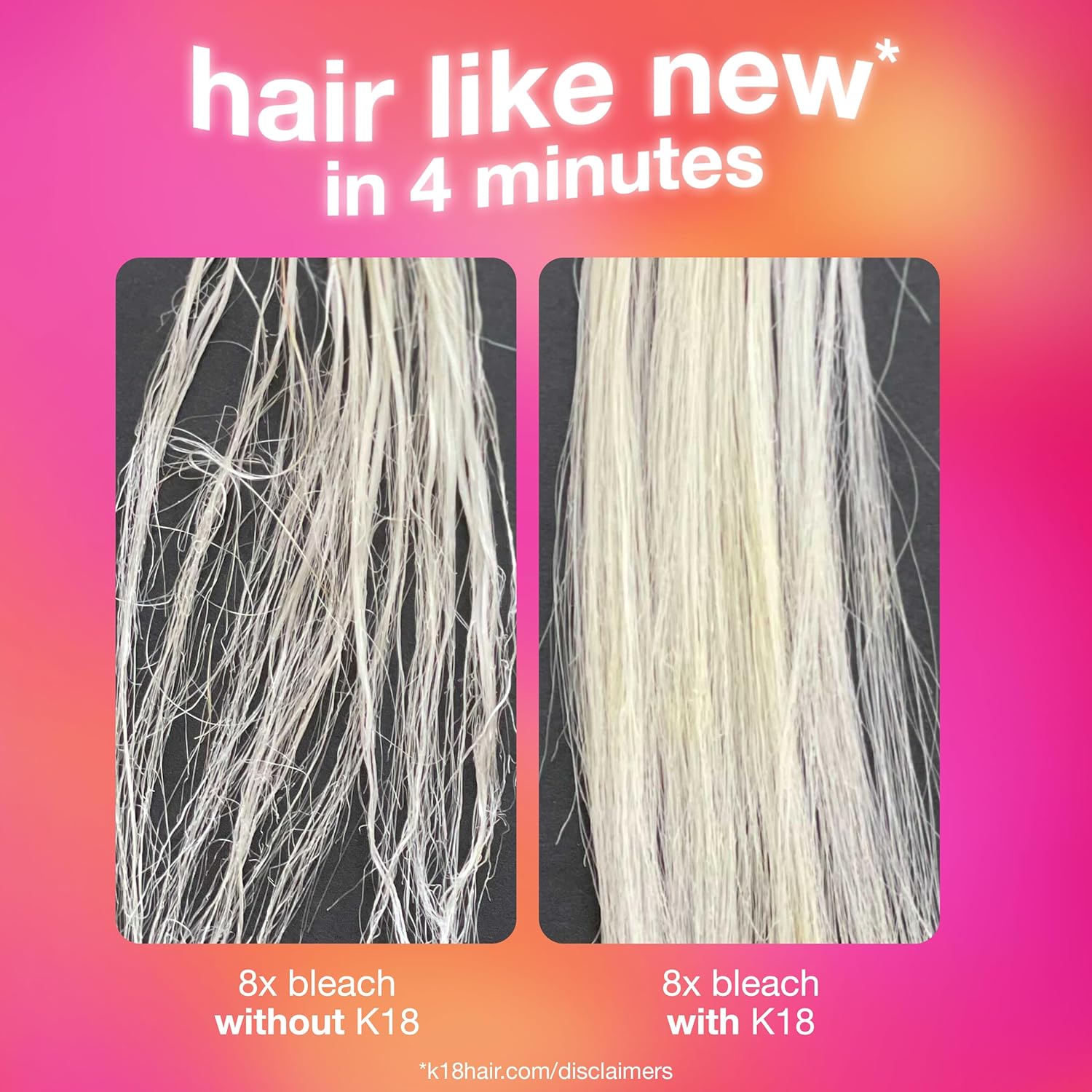 K18 Leave-In Molecular Repair Hair Mask, Patented, Lasting Repair For Dry, Frizzy, Damaged Hair, Reverse Damage In 4 Minutes From Bleach, Color, Chemical Services + Heat - Image 4