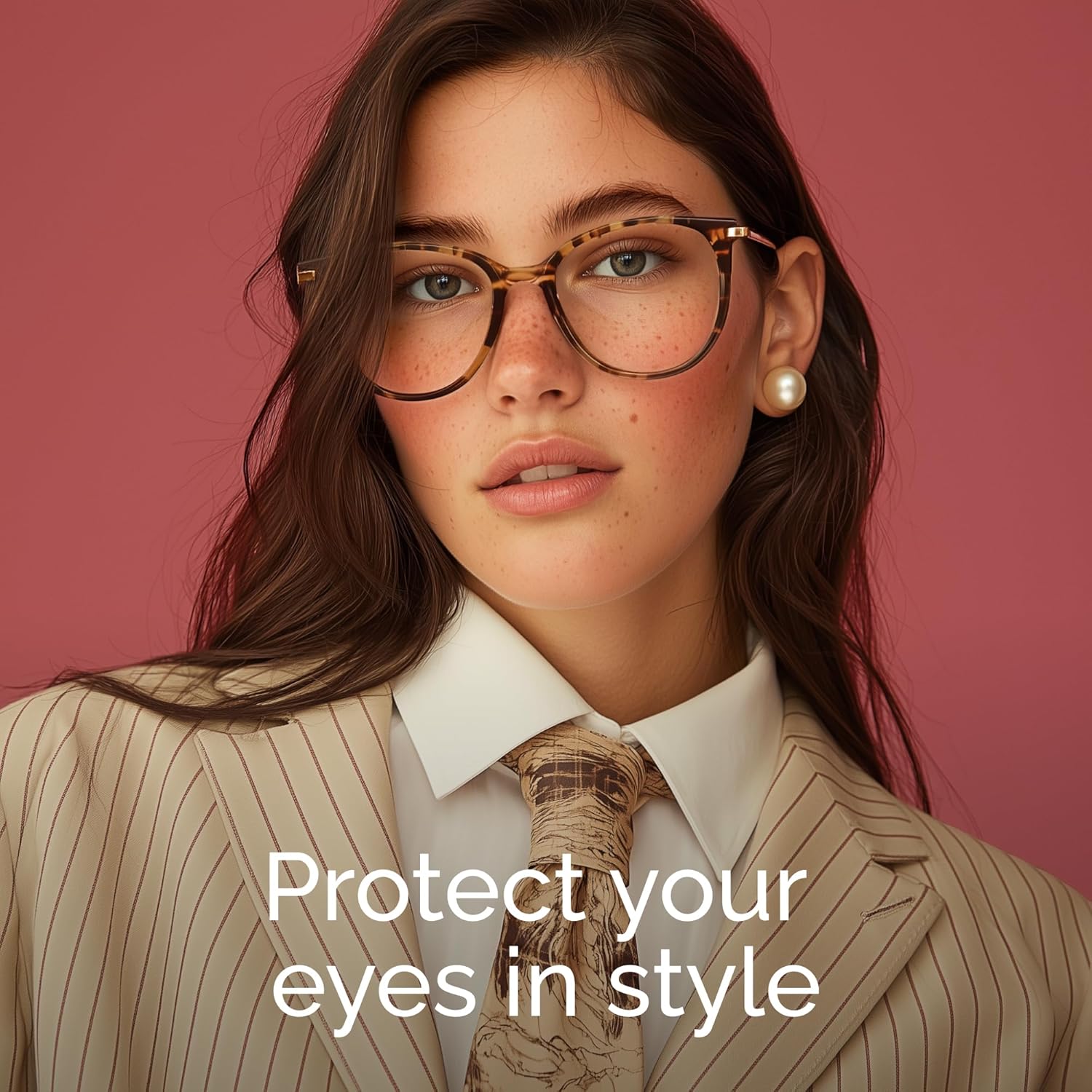 Gaoye Blue Light Blocking Glasses - Trending Round TR90 Frames, Metal Arms, UV400 Protection - Matching Soft Case - Image 6