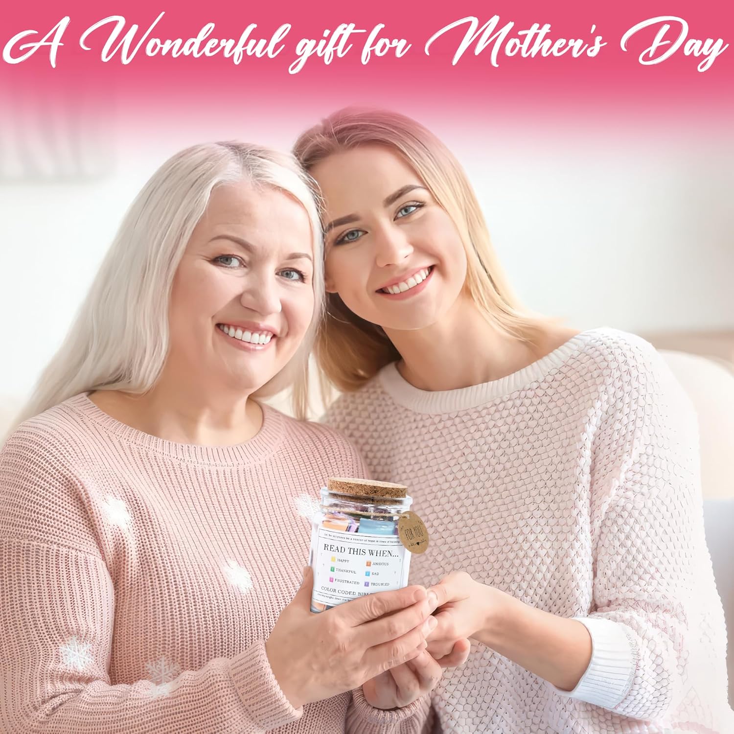 Read This When Bible Verses Jar – Mothers Day Gifts For Mom, Birthday, Christian Gifts for Women, Graduations Gift, Teacher Appreciation Gift - Image 6