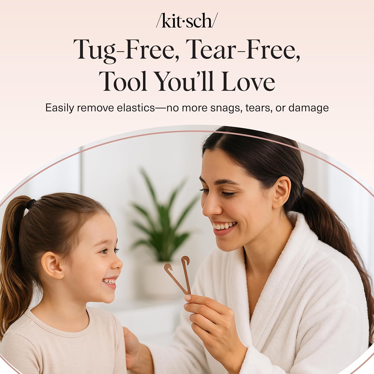 Kitsch Elastic Hair Tie Cutter Tool – Gentle, No Pull For Easy Elastic Bands For Hair Removal | Hair Rubber Bands Cutter | Ideal Gifts for Women & Mothers Day Gifts For Mom – Multicolor, 3pc Set - Image 8