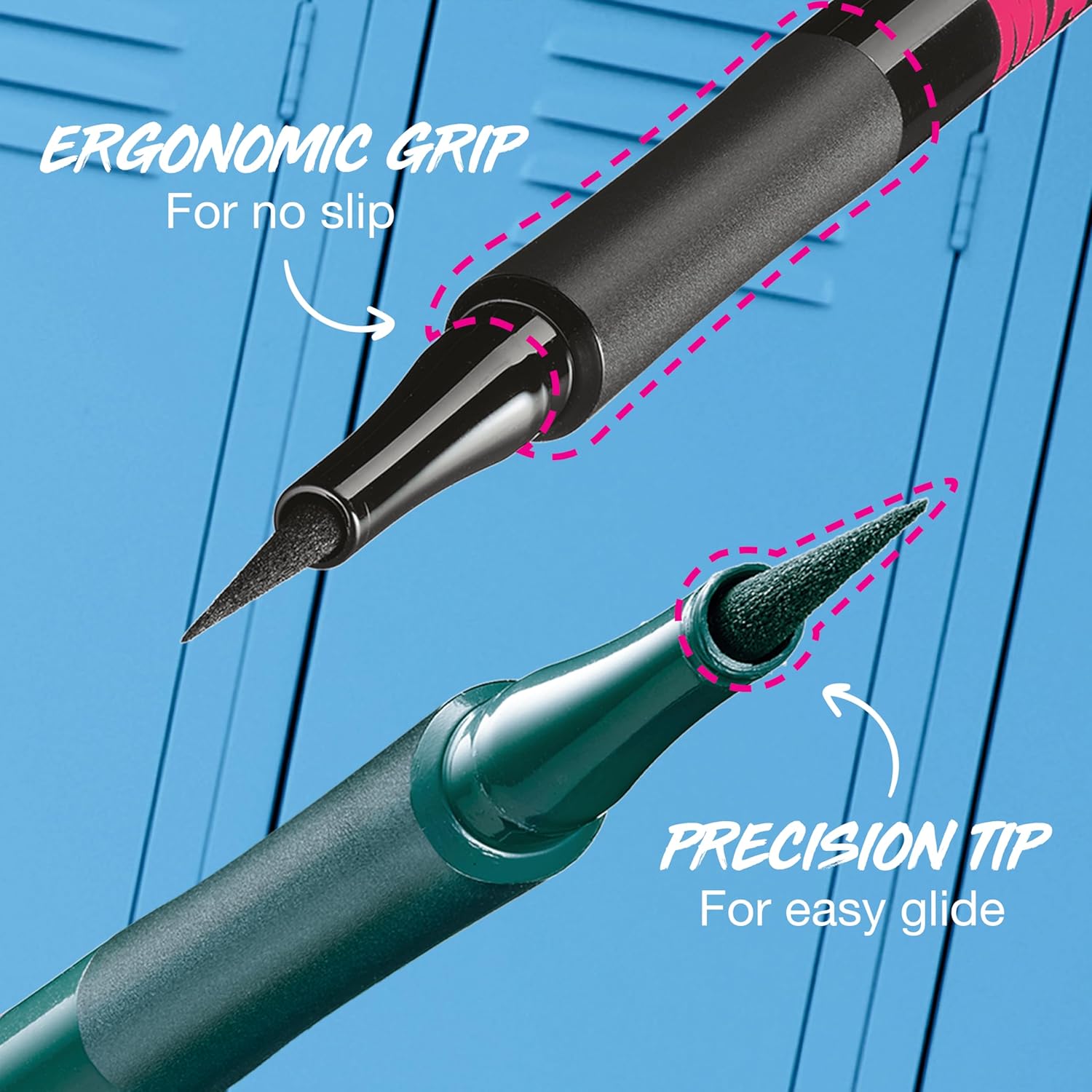 Maybelline Eyestudio Master Precise All Day Waterproof Liquid Eyeliner Makeup, Black, 1 Count (Packaging May Vary) - Image 3