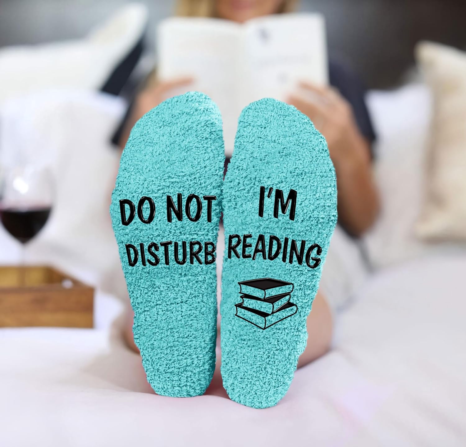 VICRAZY Book Lovers Gifts - Funny Socks for Book Lovers - Gift for Readers - Reading Stuff, Stocking Stuffers for Men, Women - Image 3