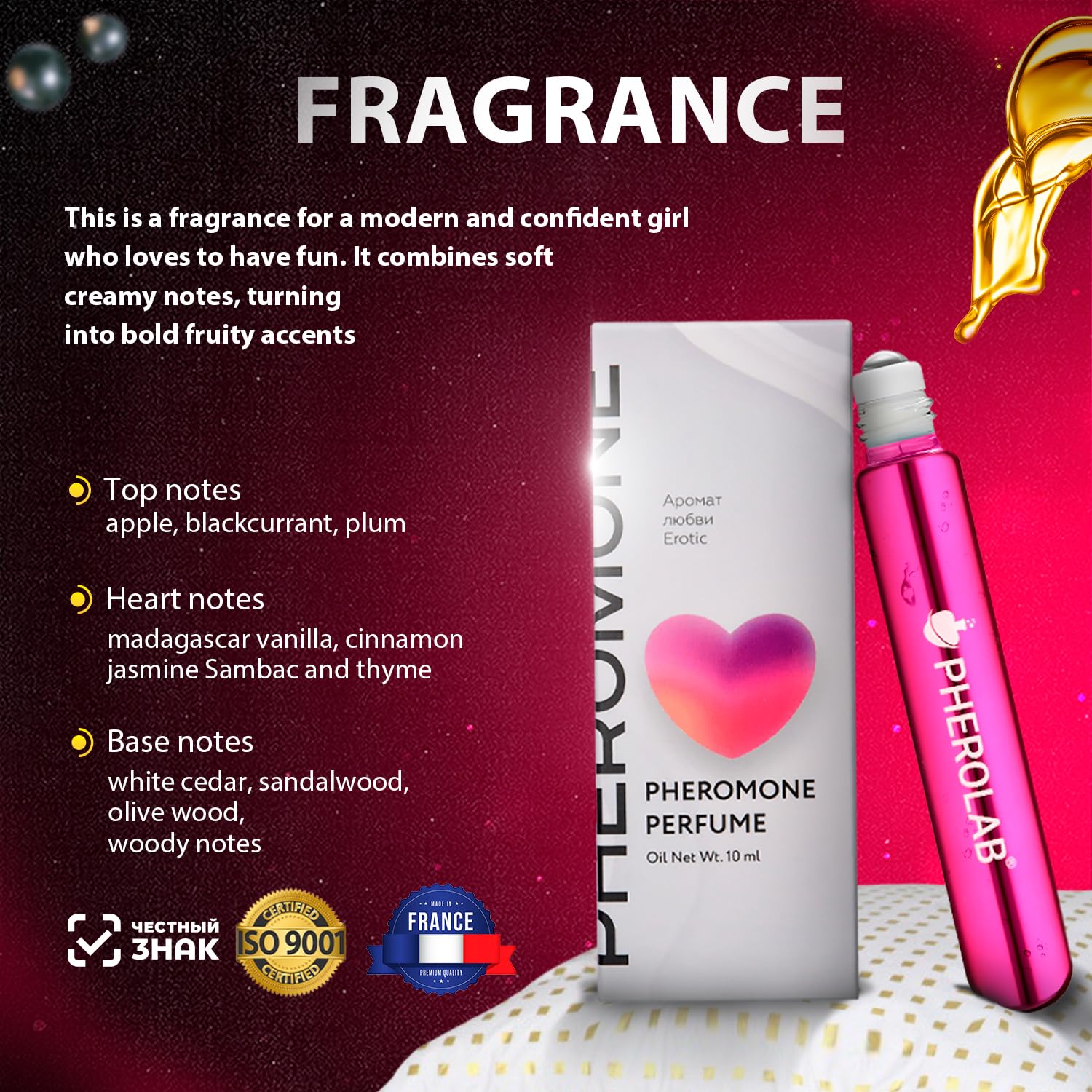 Pheromones Perfumes For Women to Attract Men - Best Way to Get Immediate Male Attention - Erotic 10 ml. - Image 3