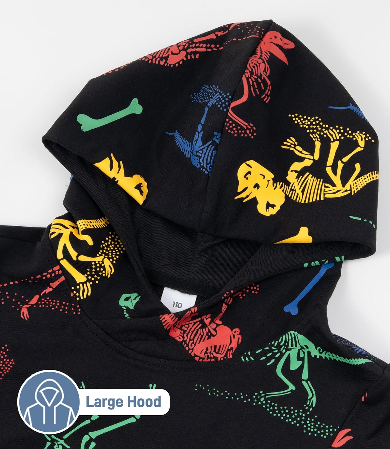 TLAENSON Kids Dinosaur Hoodies for Boys Girls Pullover Hooded Toddler Sweatshirt - Image 6