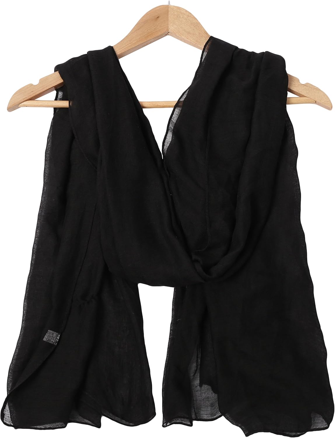 woogwin Women's Cotton Scarves Lady Light Soft Fashion Solid Scarf Wrap Shawl - Image 2