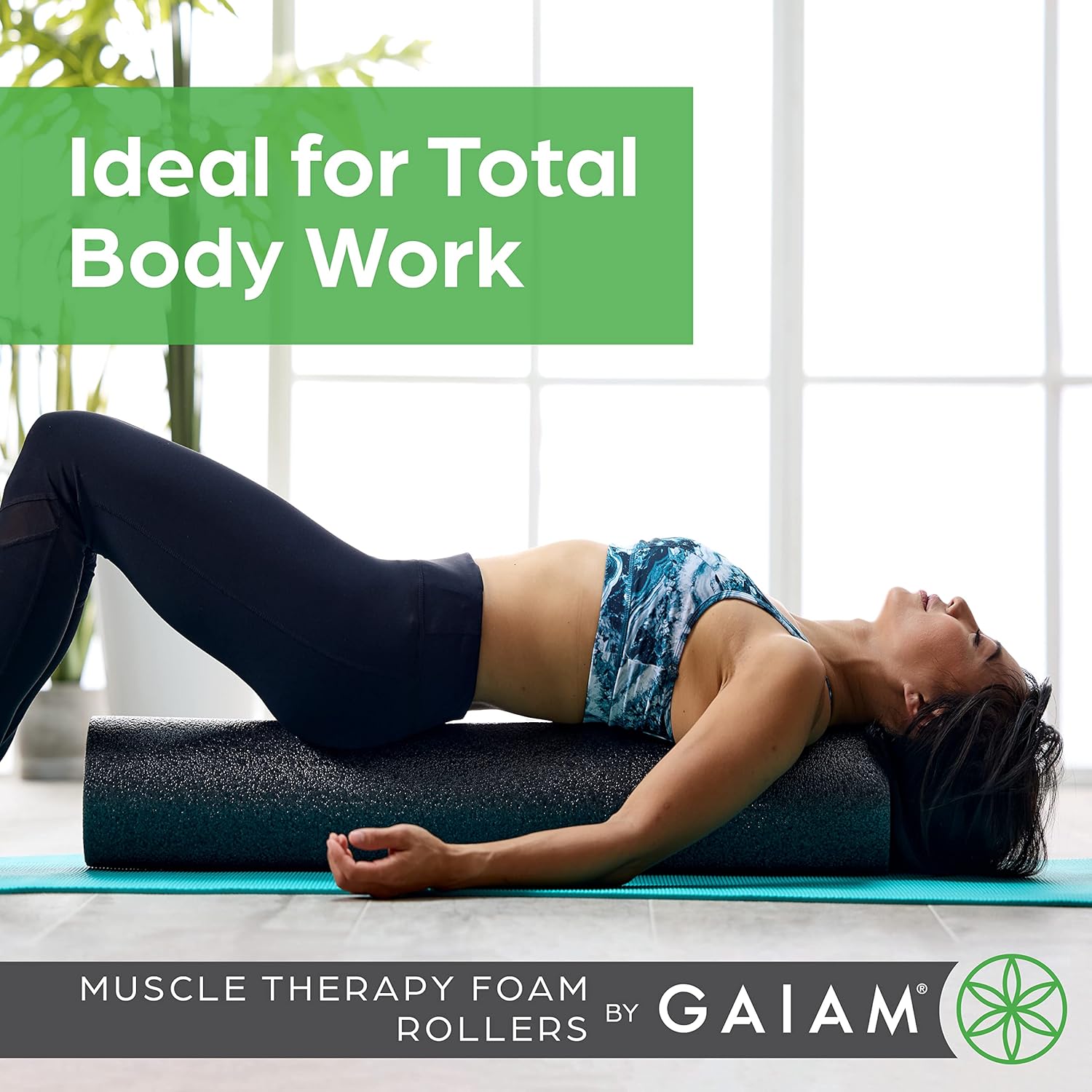 Gaiam Restore Foam Roller for Muscle Massage - Deep Tissue Muscle Massager for Sore Muscles & Stimulation - Total Body Pain Relief, Back, Neck, Foot, Calf, Leg, Arm (18 Inch and 36 Inch) - Image 7