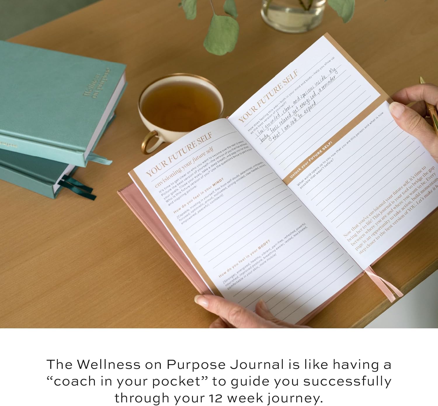 Paper & Progress Wellness Journal – 12-Week Fitness & Self Care Journal for Women | Daily Habit Tracker, Meal Planner, Workout Log, Weekly Reflections & Mindset Coaching Prompts - Image 3
