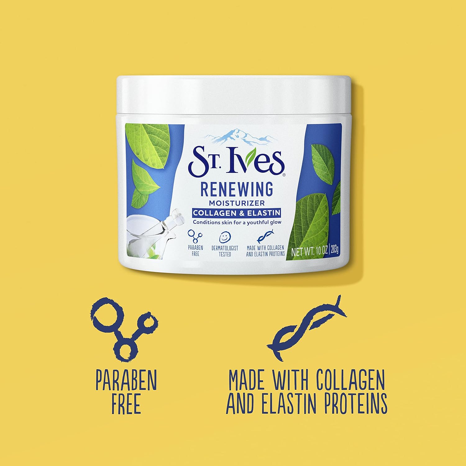 St. Ives Face Moisturizer Cream, Collagen and Elastin, Renewing Facial Moisturizer for Women, Paraben Free, Dermatologist Tested Daily Moisturizing for Dry Skin Cruelty Free, 10 oz - Image 8