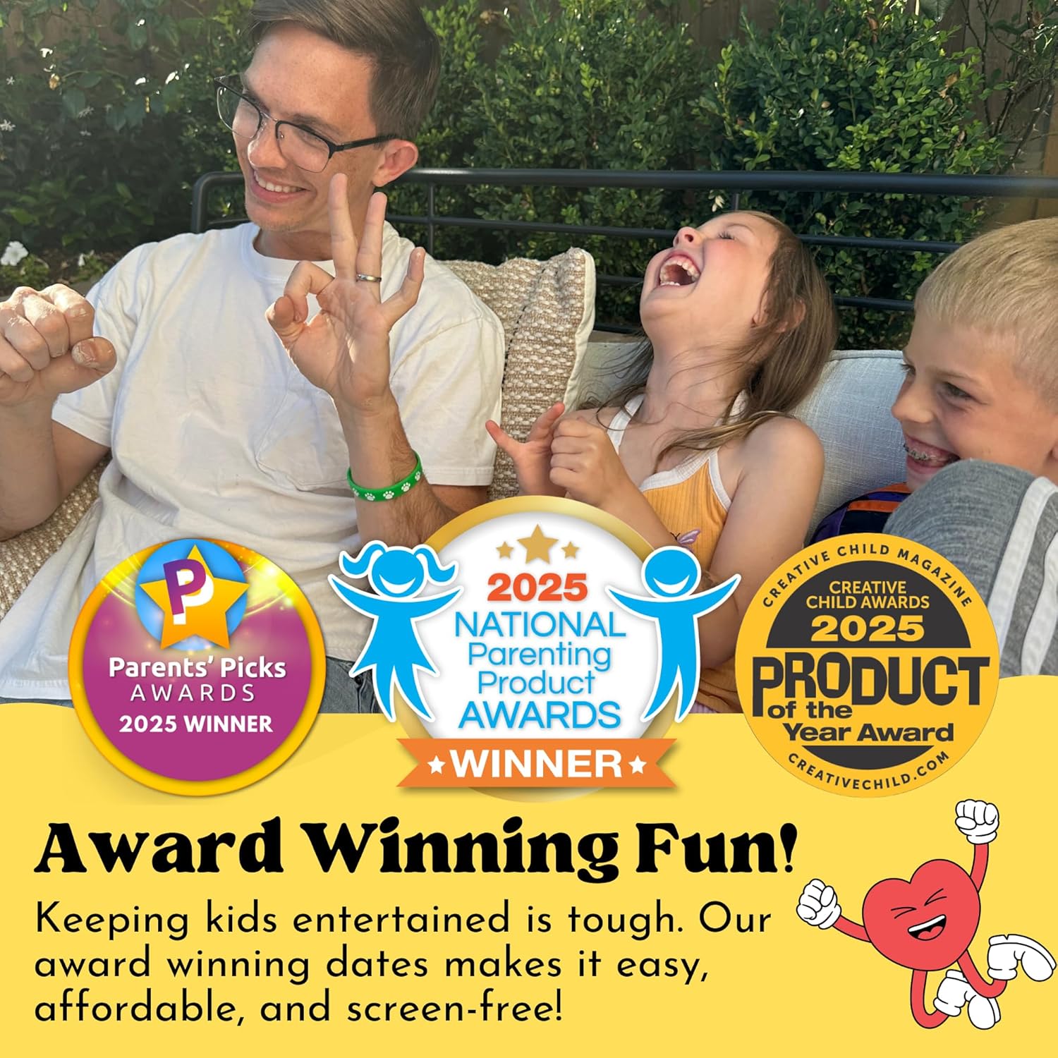 Happy Duo Family Dates 40 Scratch Off Cards – Fun Activities & Date Night Ideas for Kids and Parents – Adventure Card Game for Families – Easter Basket Stuffers for Kids - Image 7