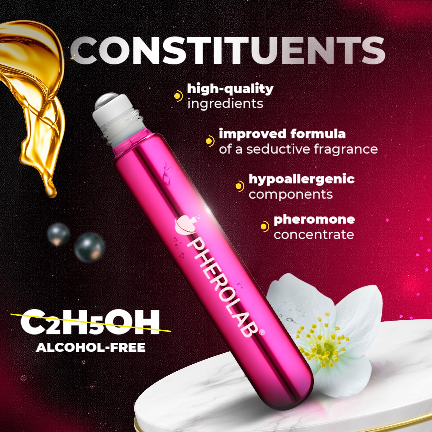 Pheromones Perfumes For Women to Attract Men - Best Way to Get Immediate Male Attention - Erotic 10 ml. - Image 2