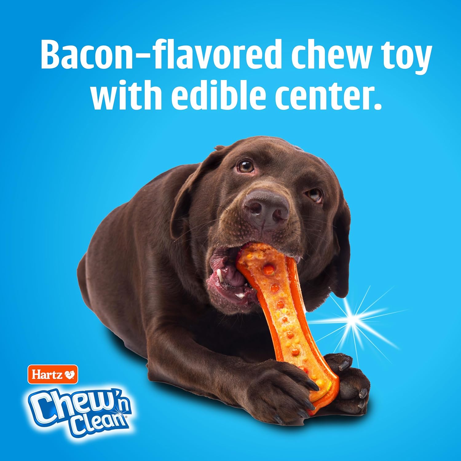 Hartz Chew 'n Clean Dental Duo Dog Treat & Chew Toy, Color Varies, Large, 3 Pack - Image 3