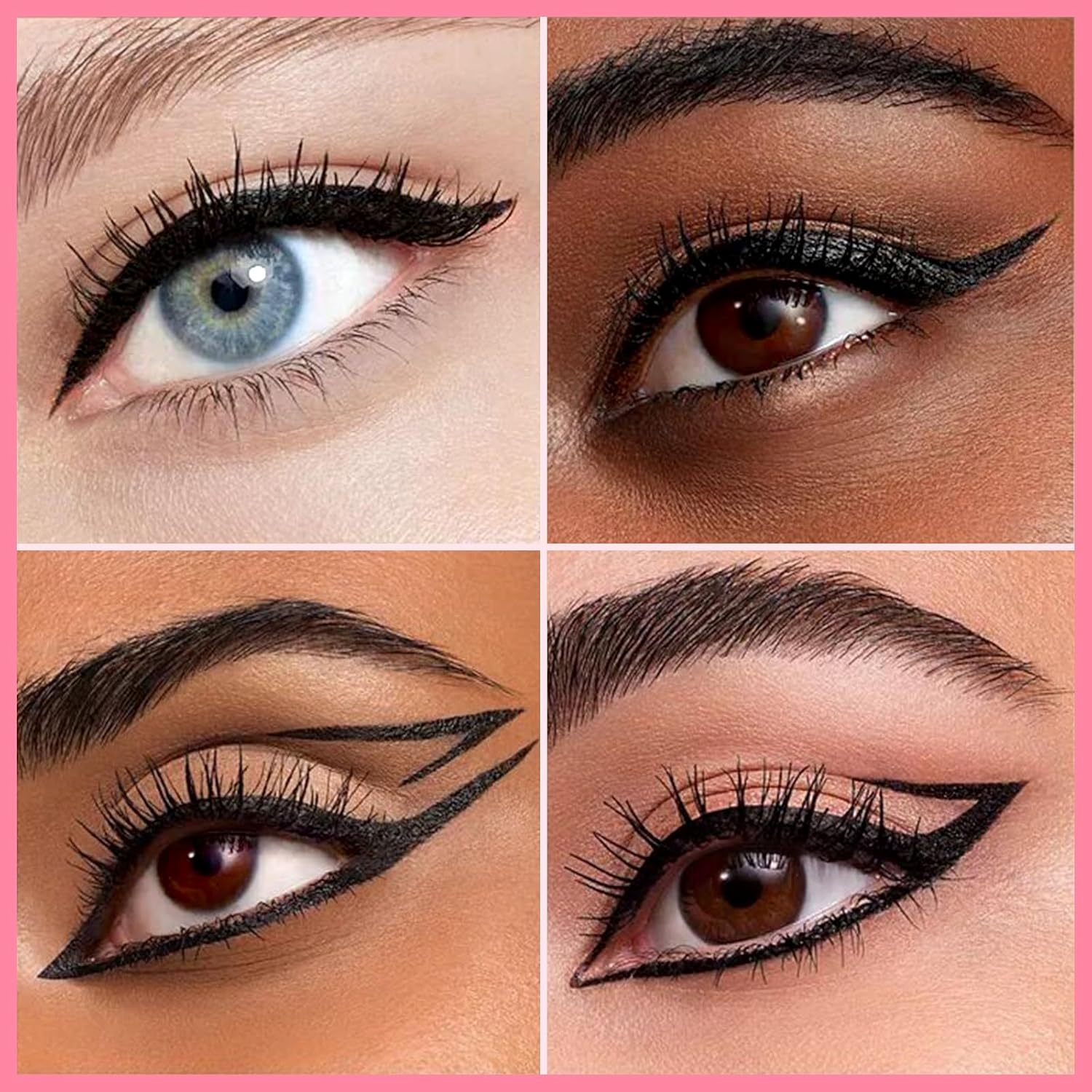 iMethod Liquid Eyeliner - Waterproof Eyeliner 2-in-1 Dual-Ended Eye Liner with Precise Brush-Tip and Thick Tip, Black Liquid Liner Pen, Matte Finish, Long Lasting, Smudge-proof, Transfer-proof, Black - Image 5