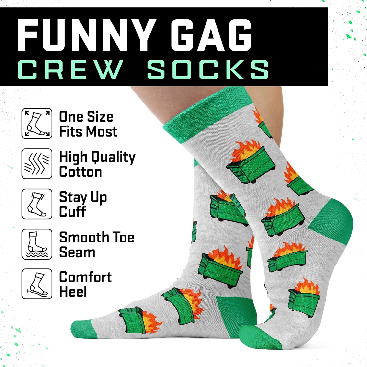 Gifts for Coworkers - Funny Socks for Men and Women, Novelty Stocking Stuffers for Christmas, Ideal Office Gifts for Boss, Cool and Unique Coworker Gift for Women, Perfect Work Socks for Men - Image 5