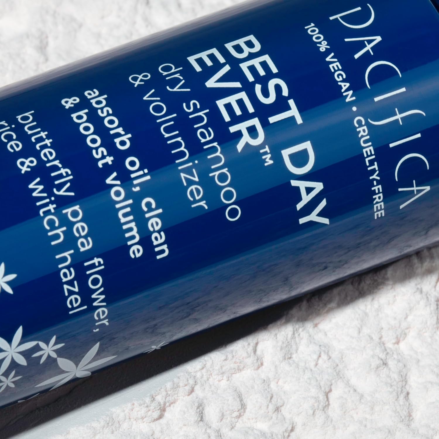 Pacifica Dry Shampoo Powder - Best Day Ever Waterless Shampoo & Instant Volumizer - adds Texture, Refreshes & Absorbs Oil, Non-Aerosol for Women of All Hair Types Natural & Vegan Dermatologist Tested - Image 12