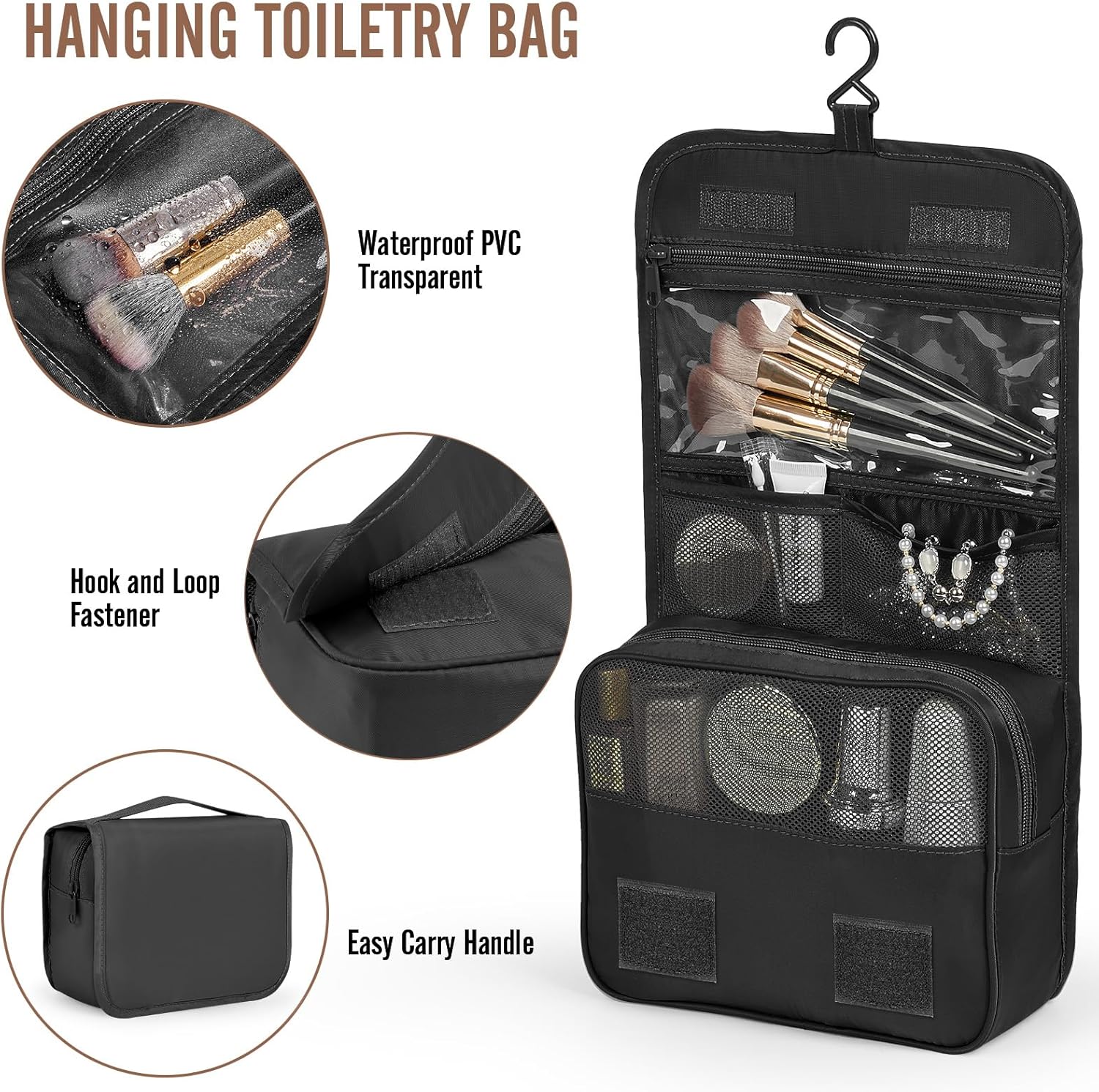 Veken 10 Set/8 Set Packing Cubes for Travel Essentials, Suitcase Organizer Bags in 4 Sizes, Carry-On Luggage Accessories with Laundry & Toiletry Bag, Airplane Must-Have, Road Trip & Camp Gifts for Men - Image 3
