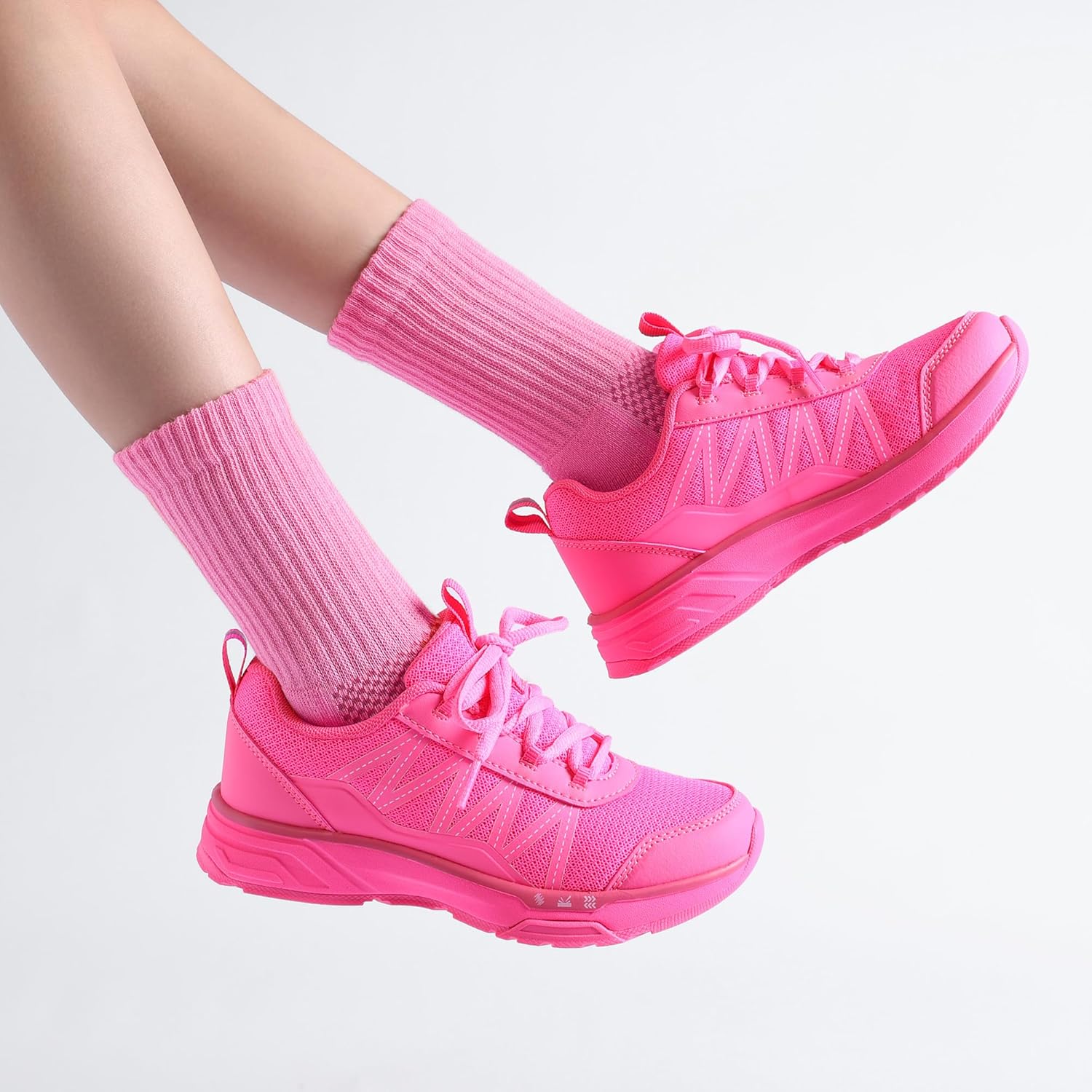 DREAM PAIRS Boys Girls Shoes Kids DuraPlay Tennis Footwear Non Slip Athletic Running Walking Lightweight Lace Up Sneakers for Little/Big Kid - Image 2