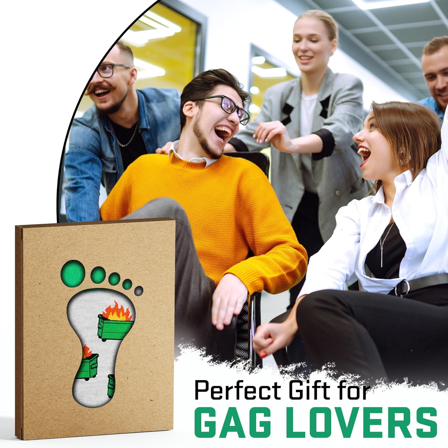Gifts for Coworkers - Funny Socks for Men and Women, Novelty Stocking Stuffers for Christmas, Ideal Office Gifts for Boss, Cool and Unique Coworker Gift for Women, Perfect Work Socks for Men - Image 4