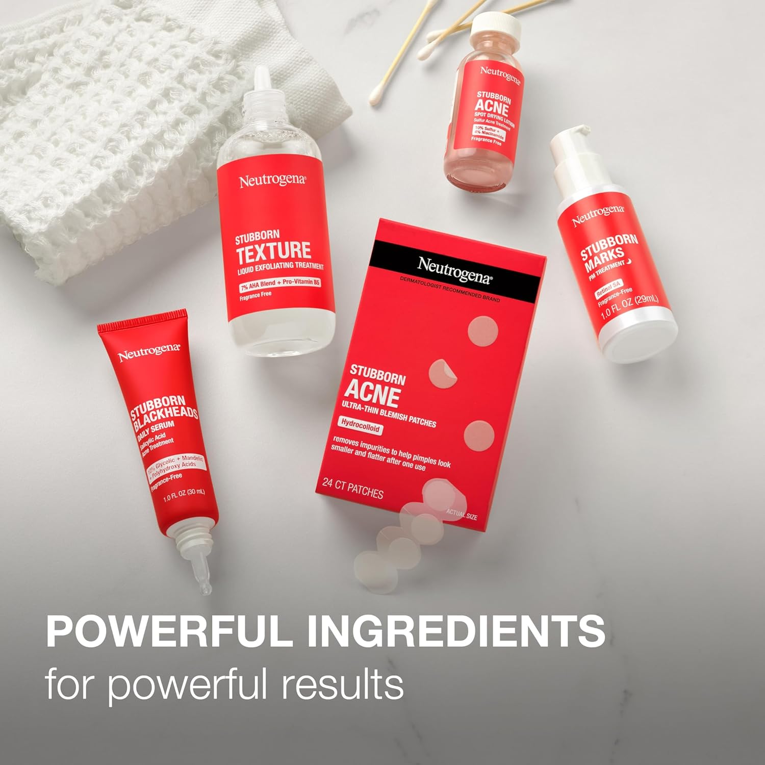 Neutrogena Stubborn Acne AM Face Treatment with 2.5% Micronized Benzoyl Peroxide Acne Medication, Oil-Free Daily Facial Treatment Reduces Size & Redness of Breakouts, Paraben-Free, 2.0 oz | 2.5%, Acne Medication, Oil-Free, Paraben-Free - Image 5