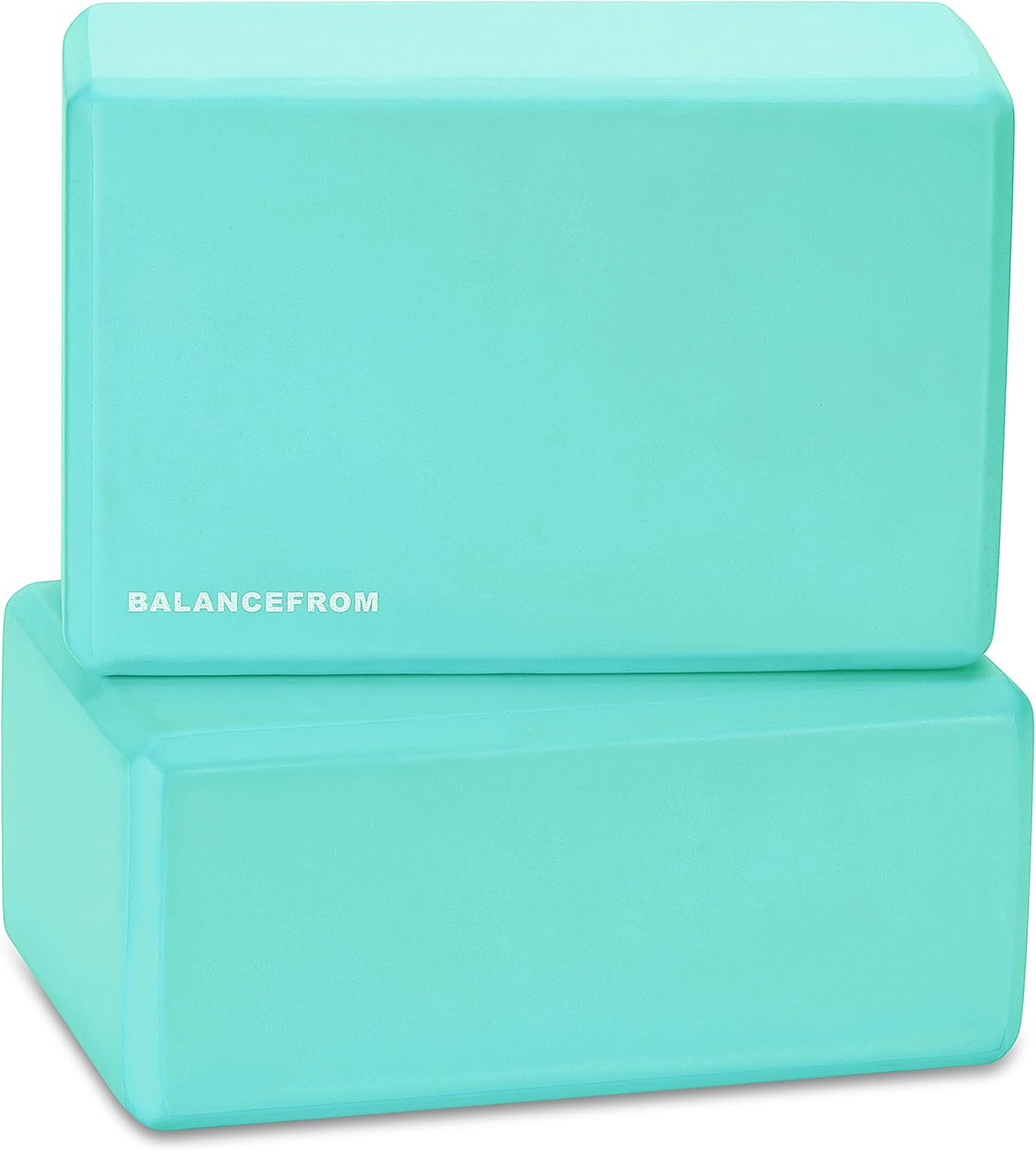 Fitvids Set of 2 High Density Yoga Blocks, 9"x6"x4" Each, Pair, Multiple Colors - Image 2