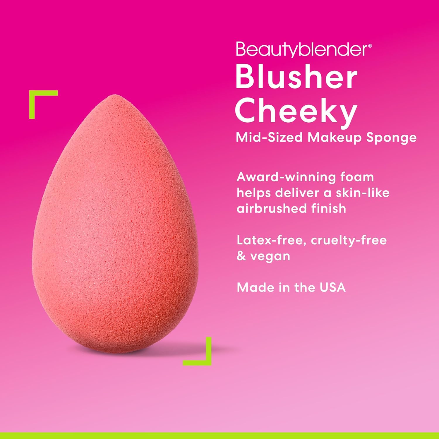 Beautyblender® | Cheeky Beautyblusher - Cream & Powder Blush Blender Makeup Sponge by Beauty Blender - Super-Soft Foam, Reusable, Washable, Streak Free Application - Image 2