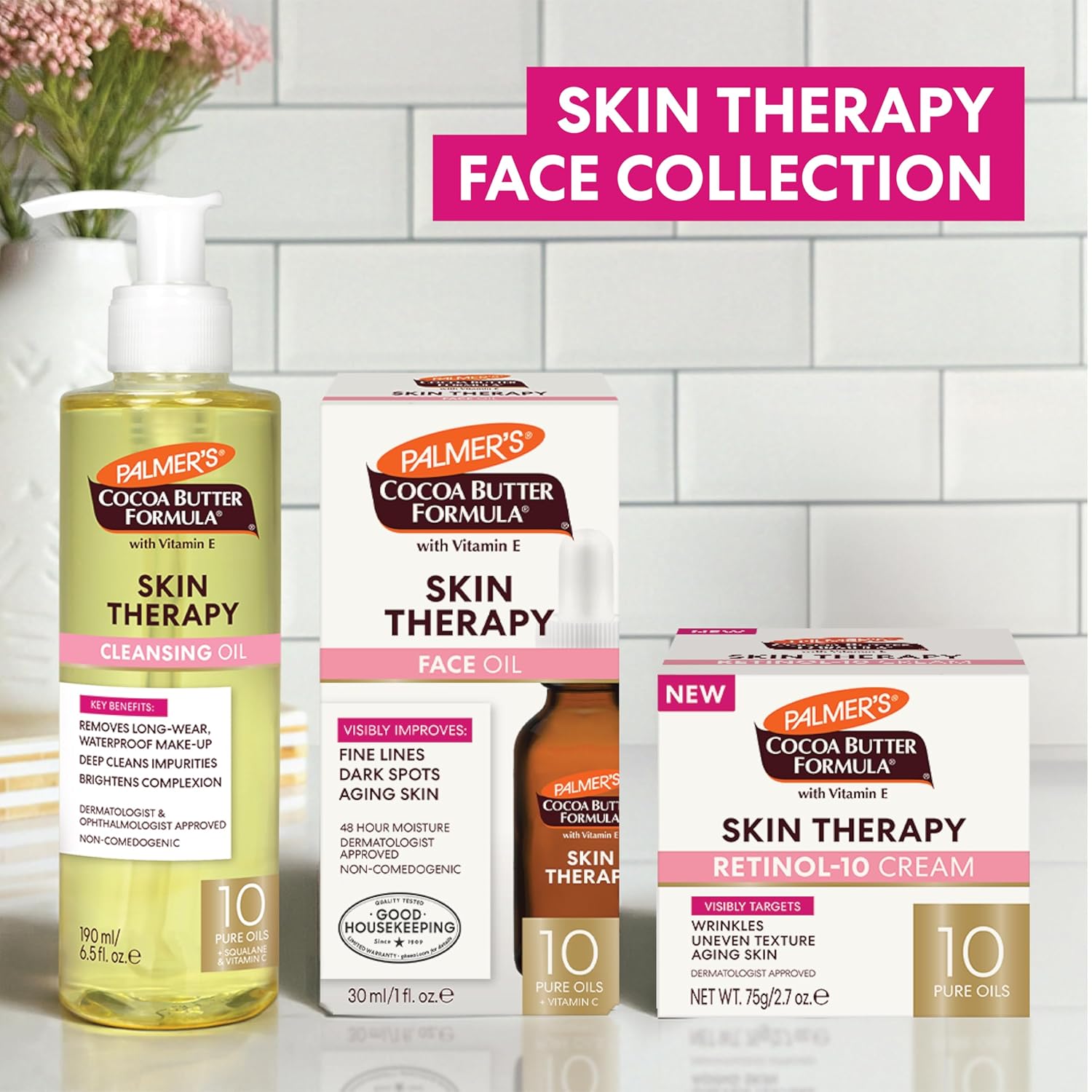 Palmer's Cocoa Butter Formula Moisturizing Skin Therapy Oil for Face with Vitamin E, C & 10 Pure Facial Oils Blend, Rosehip Oil Fragrance, 1 Ounce - Image 10